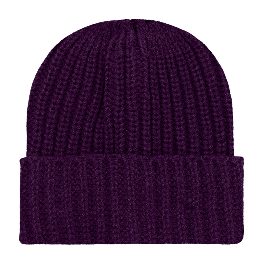 Chunky Ribbed Cuffed Beanie with Custom Logo - 100% Acrylic 49