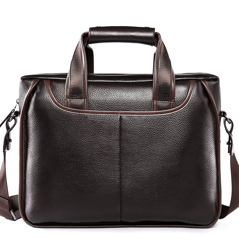Genuine Leather Messenger Briefcase Bag 4