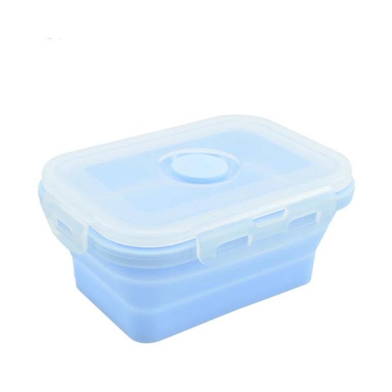 12OZ Silicone Foldable Collapisible Lunch Bento Box 8