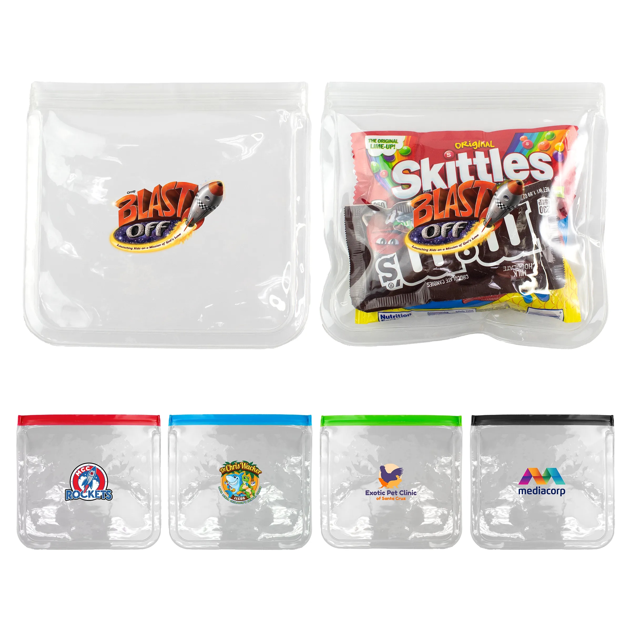 Reusable Clear Snack Bag