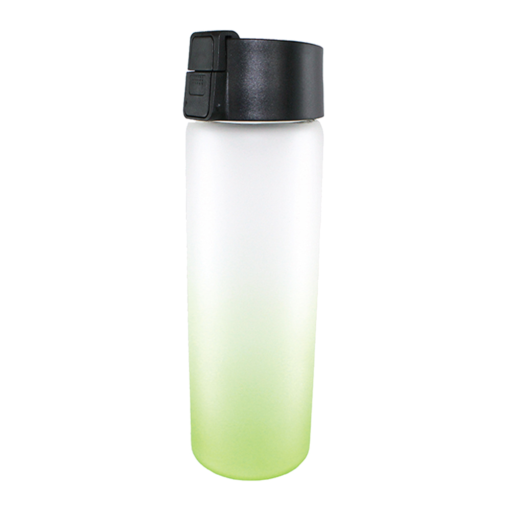 Halcyon® 20 oz. Frosted Glass Bottle with Flip Top Lid 5