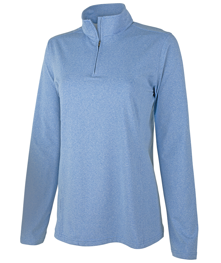 Women's Heathered Eco-Logic Stretch Quarter Zip 26