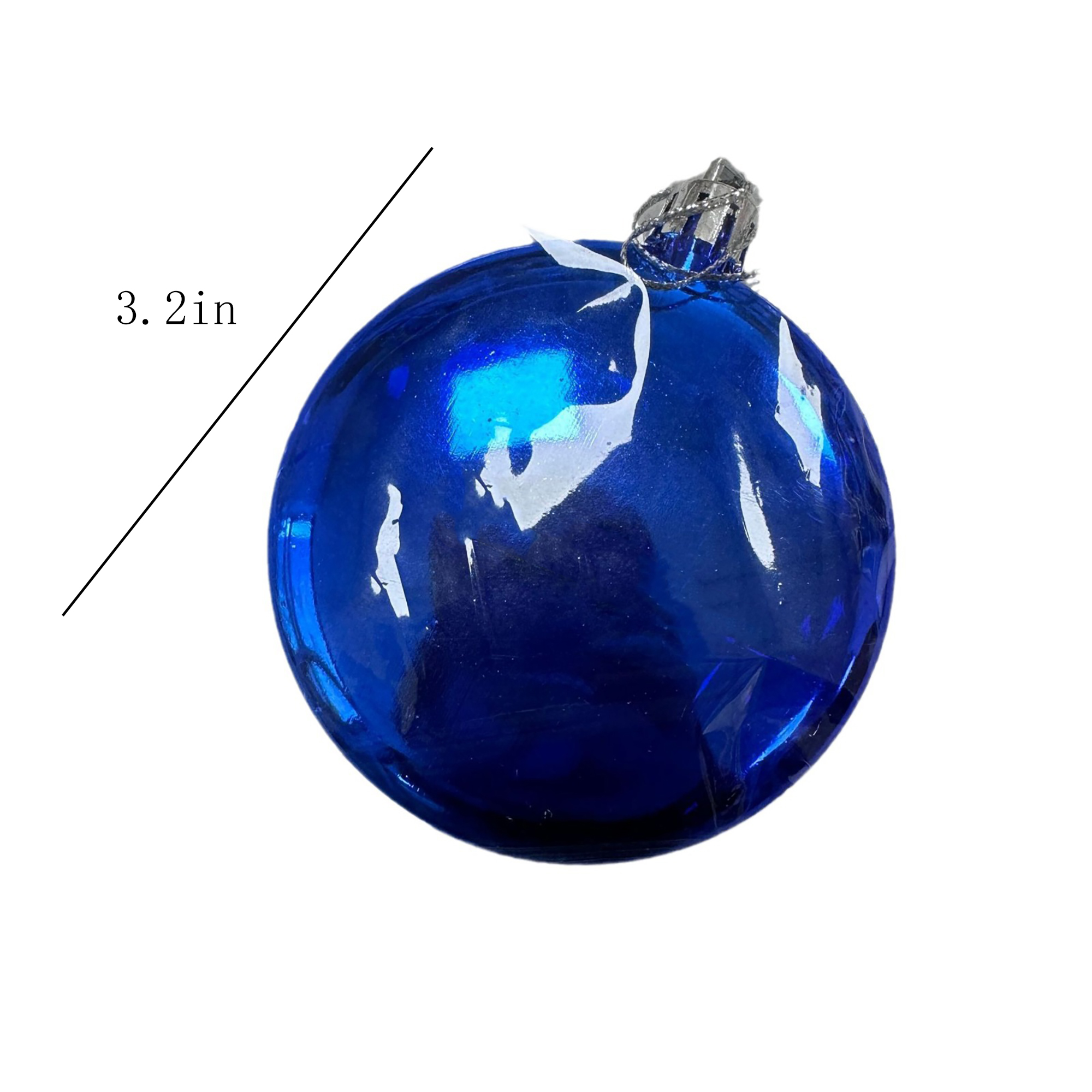 Flat Round Christmas Ornament 6