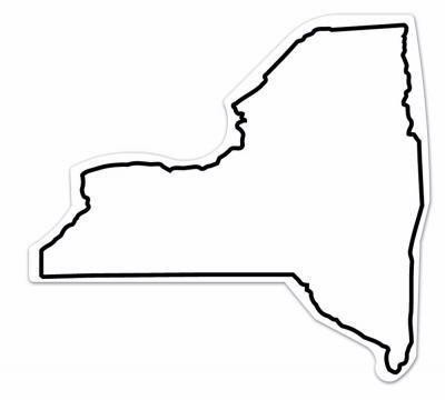 New York State Shape Magnet - Full Color 1