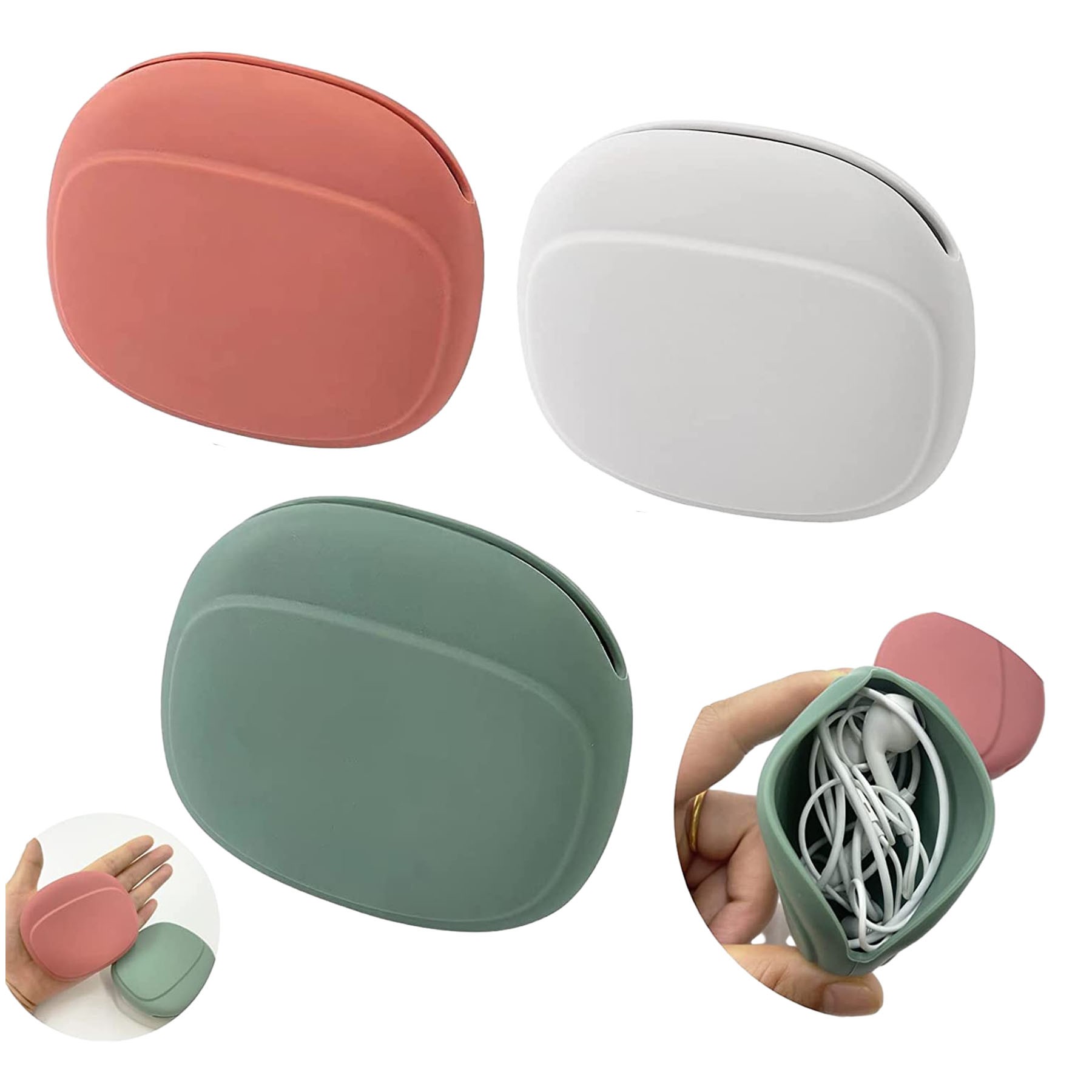 Portable Silicone Earphone Organizer 3