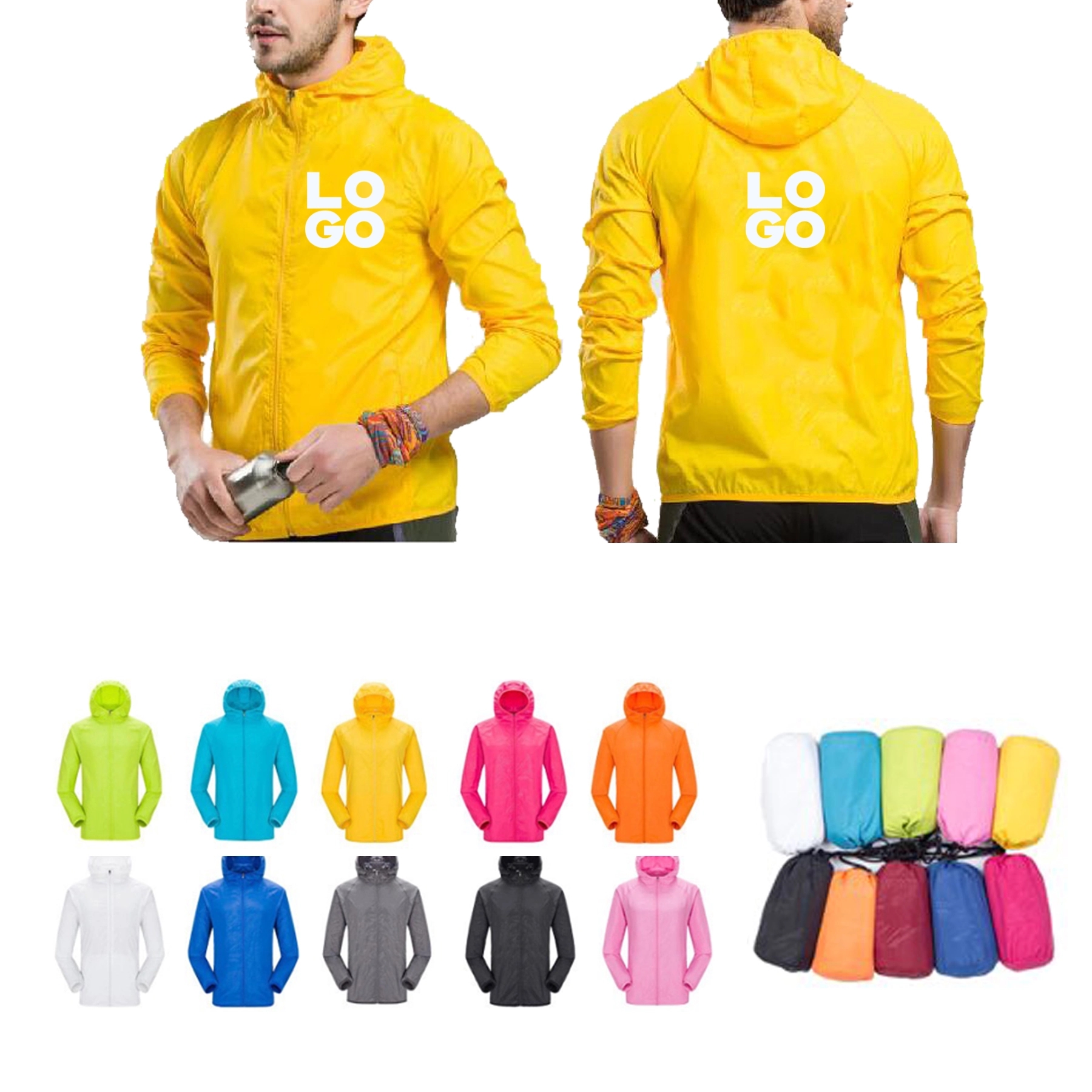 Unisex Hooded Quick Dry Jacket 2