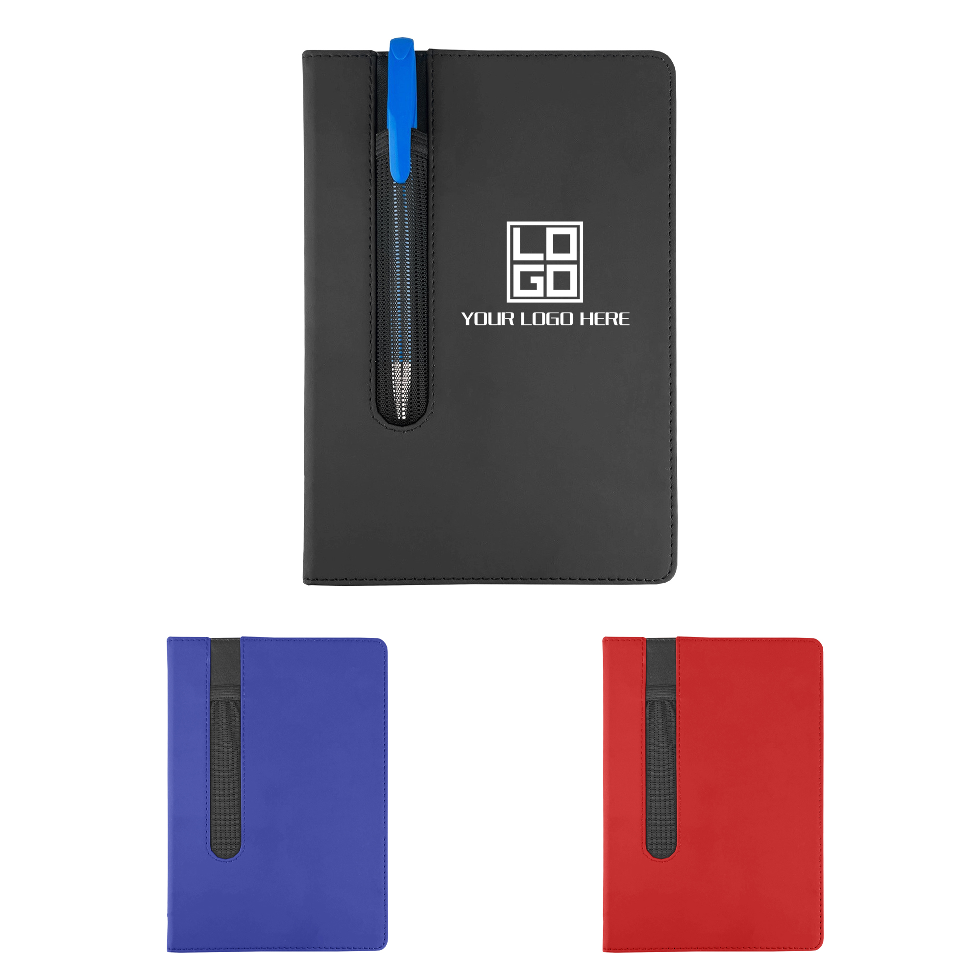 Soft-Cover Journal Featuring Elastic Pen Holder 3