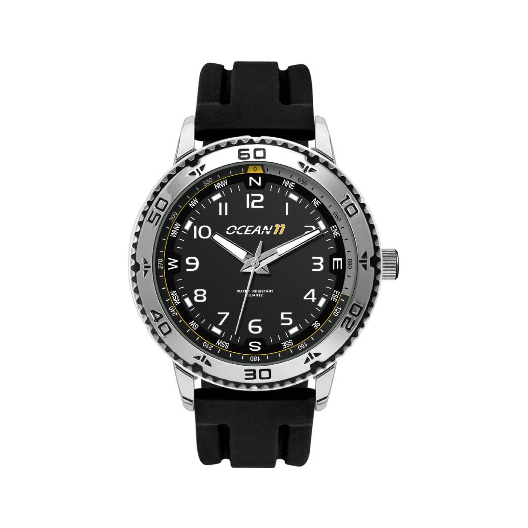 46MM, SILVER METAL CASE, 3-HAND MVT 3