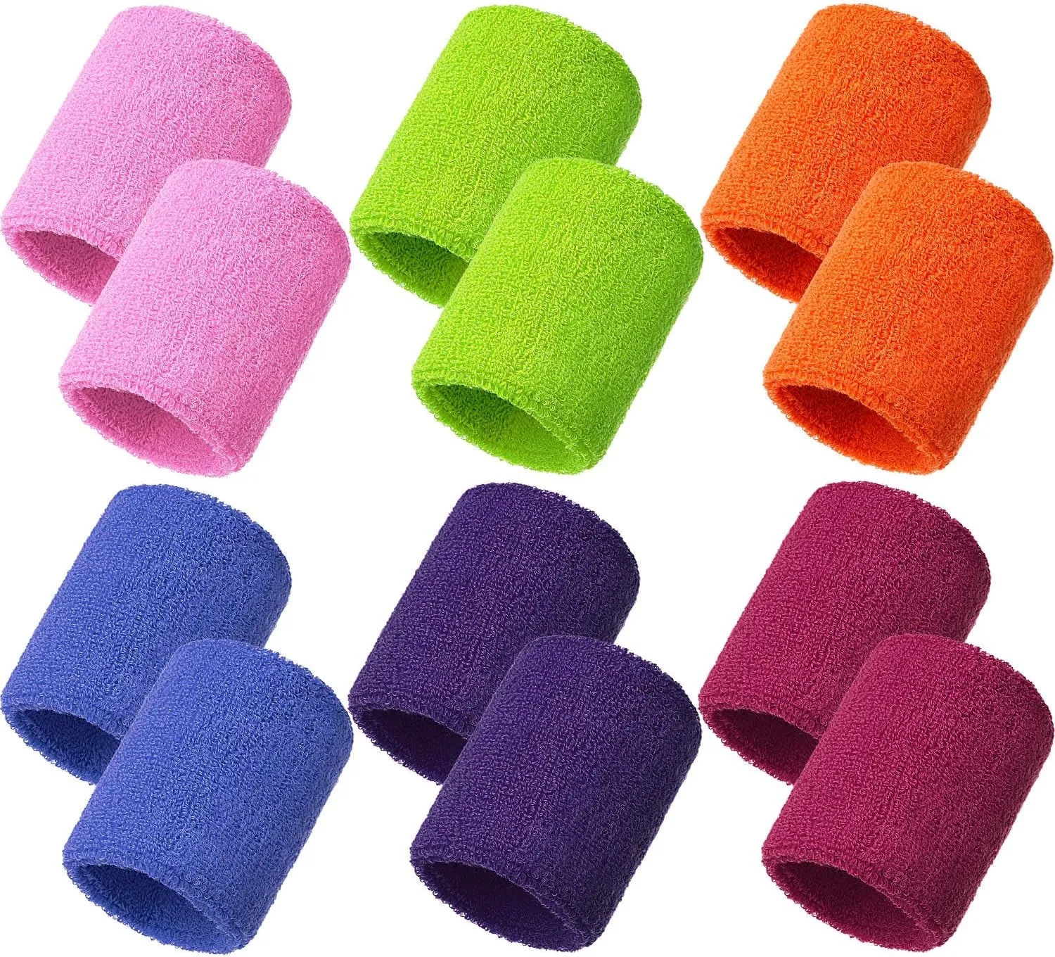 Sports Wristbands Wrist Sweatbands Stretchy 1