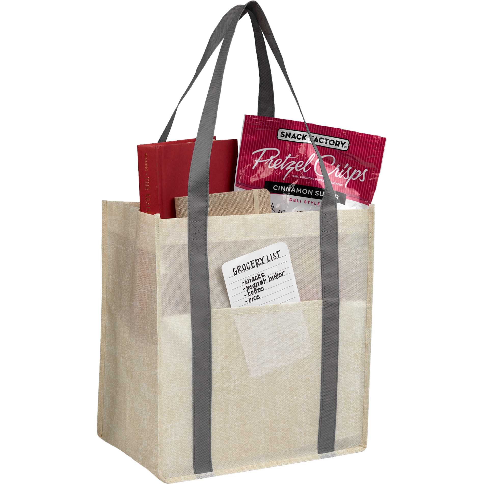 Pluto Recycled Non-Woven Small Grocery Tote 92