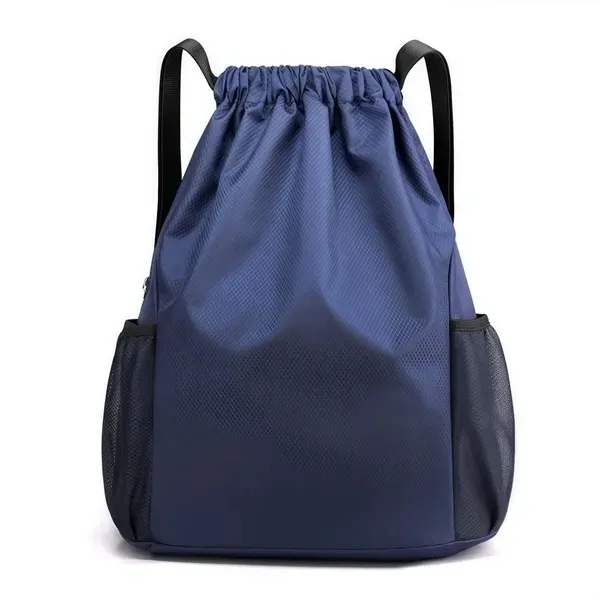 Lightweight Drawstring Backpack with Pockets Organization 3