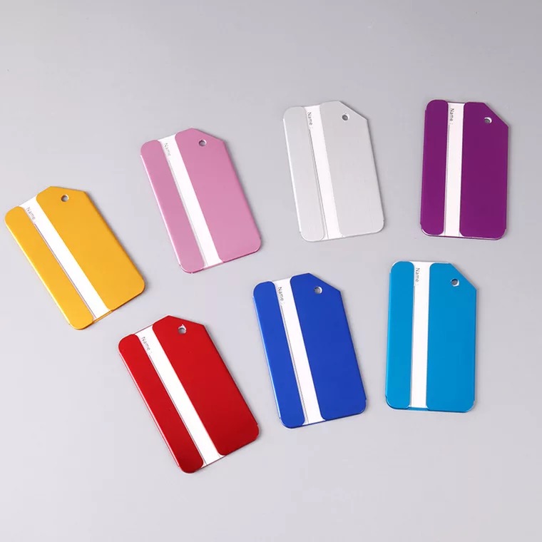 Luggage nameplates with your information 4