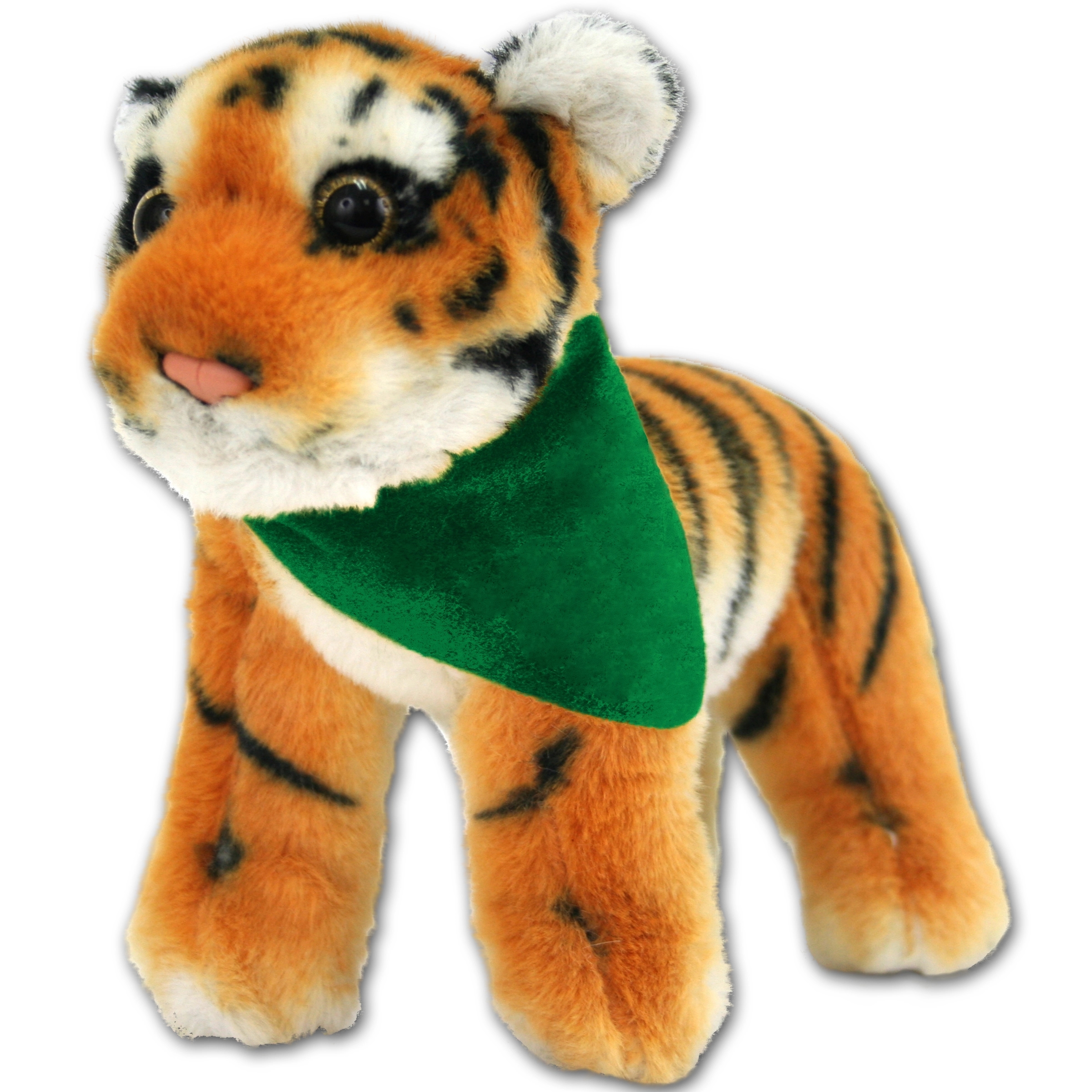8" Jungle Animals Standing Brown Tiger 8