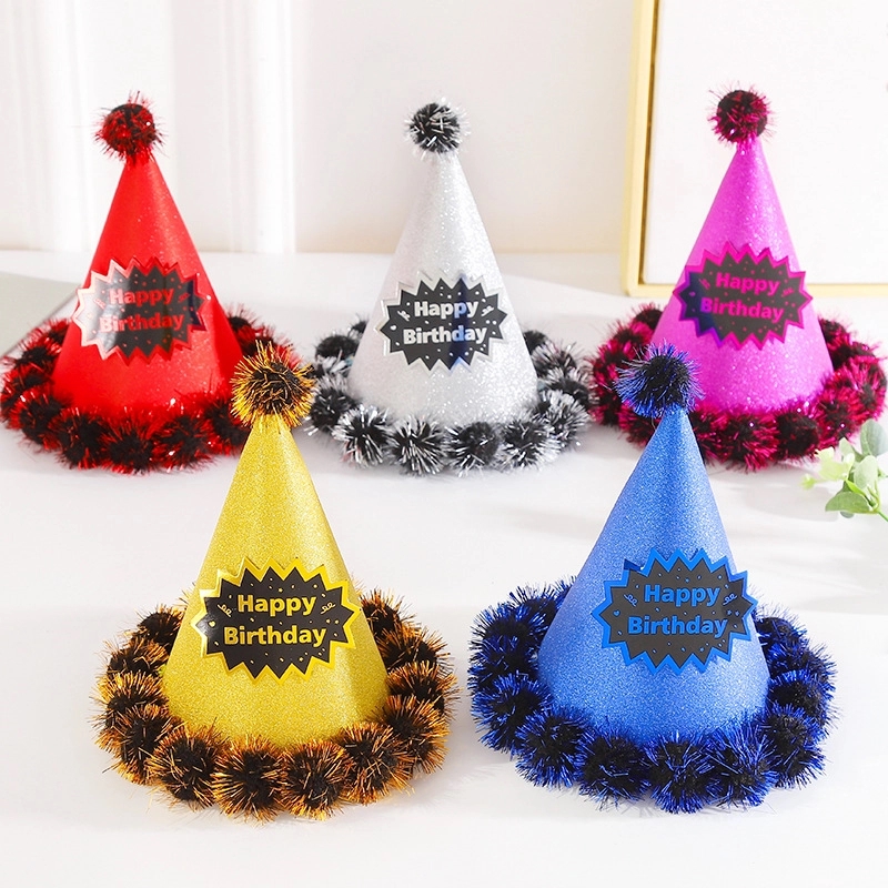 Birthday Party Kids Game Hat & Cake Celebration Decoration 4