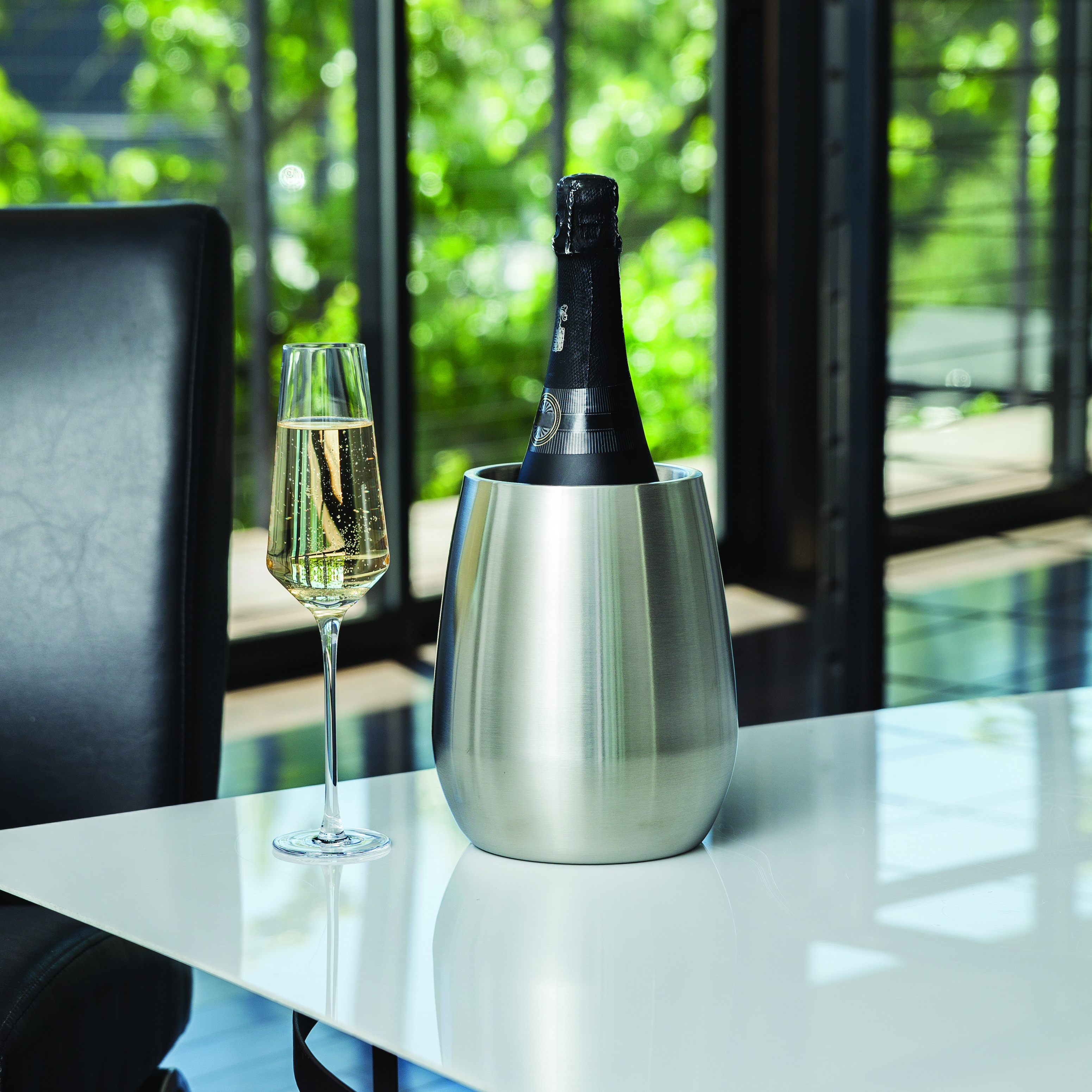 Viski® Stainless Steel Bottle Chiller 7