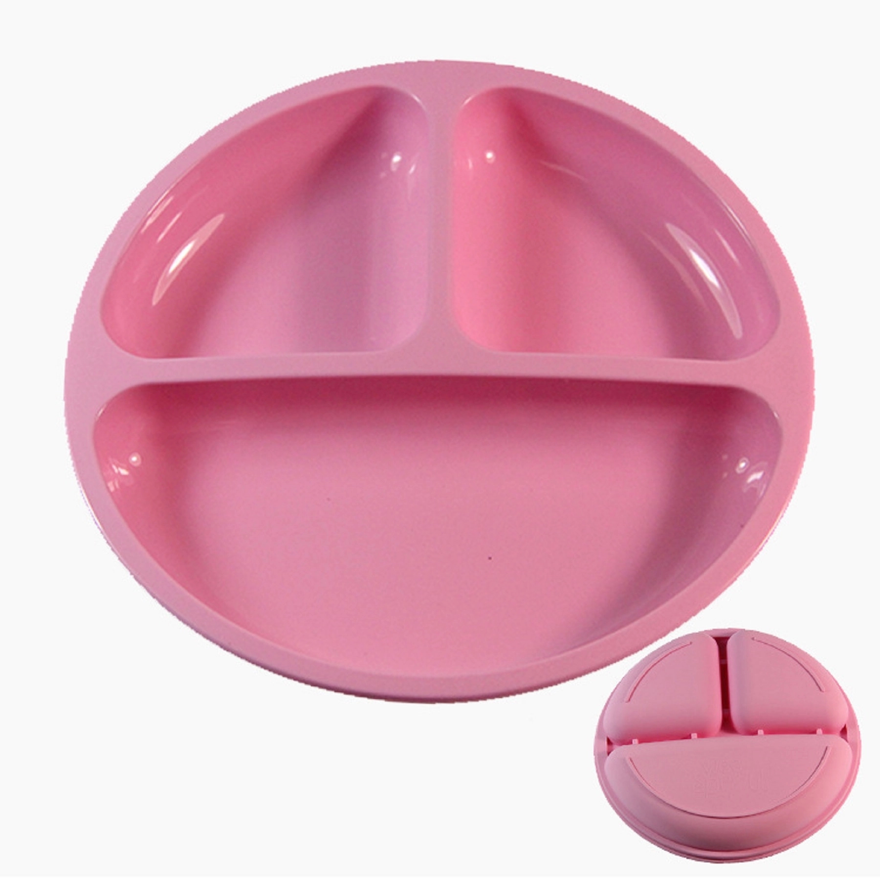 3 Compartments Non-slip Silicone Placemat 8
