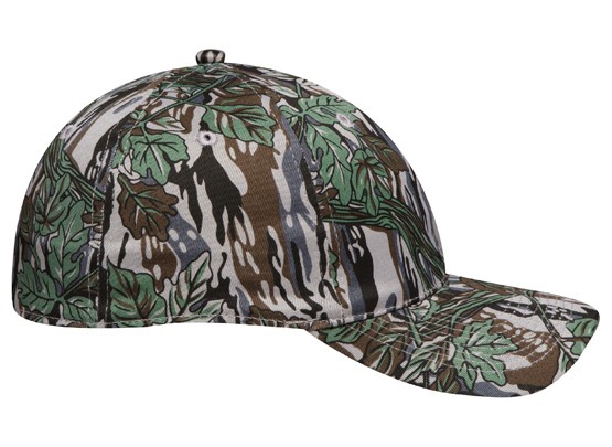 OTTO CAP "OTTO FLEX" Camouflage 6 Panel Low Profile Baseball Cap 18