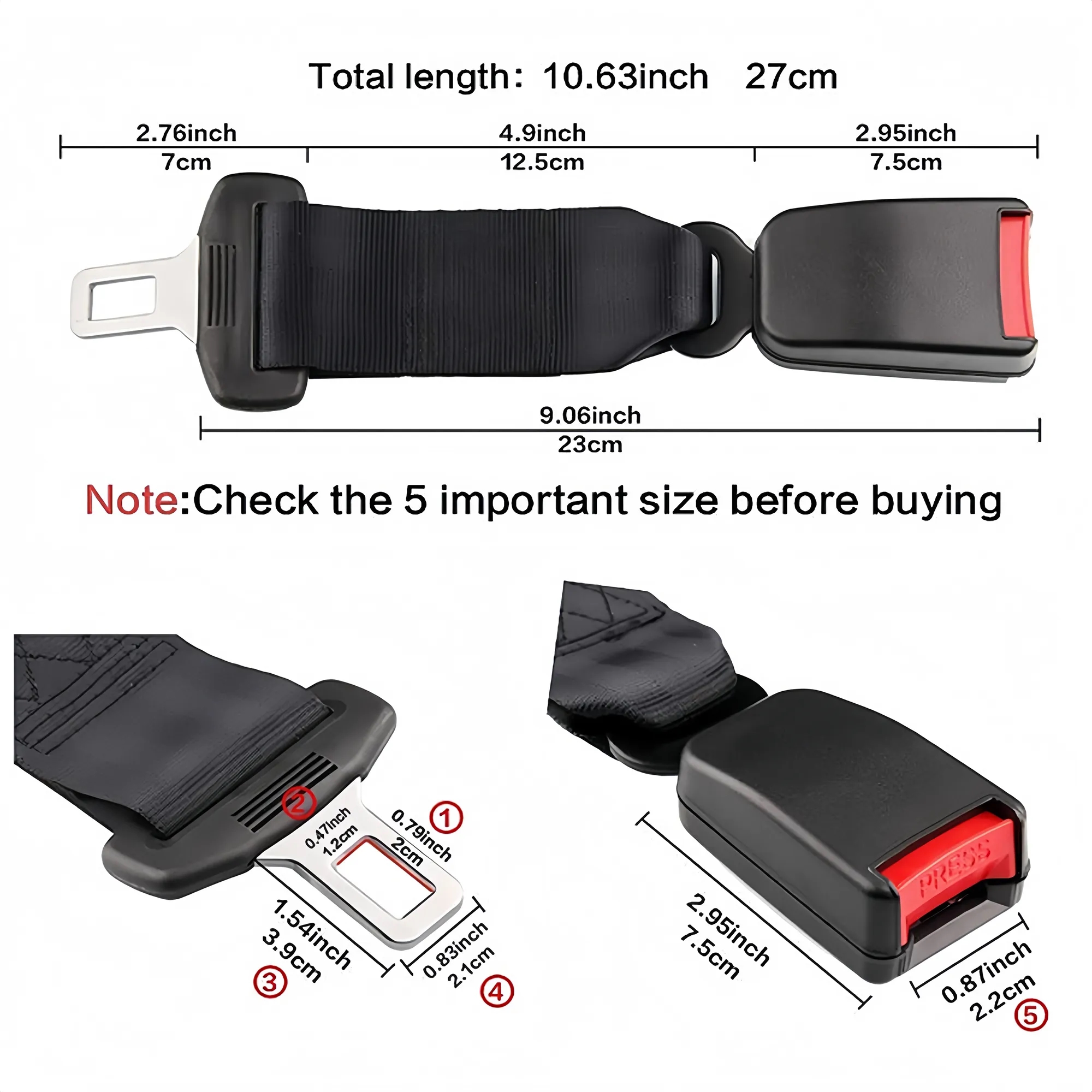 Seat Belt Extension 6