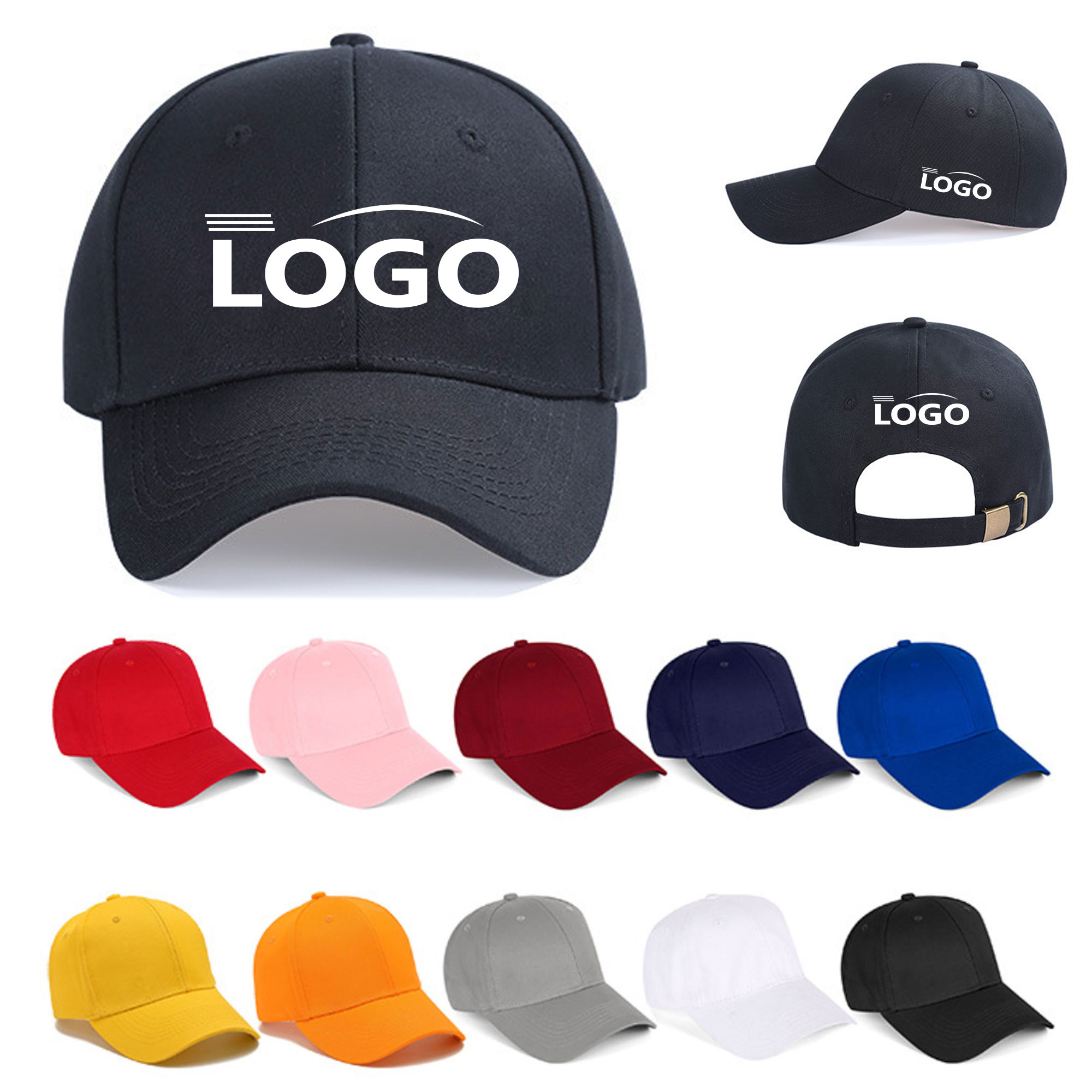MOQ20 Classic Soft Cotton Baseball Cap 2