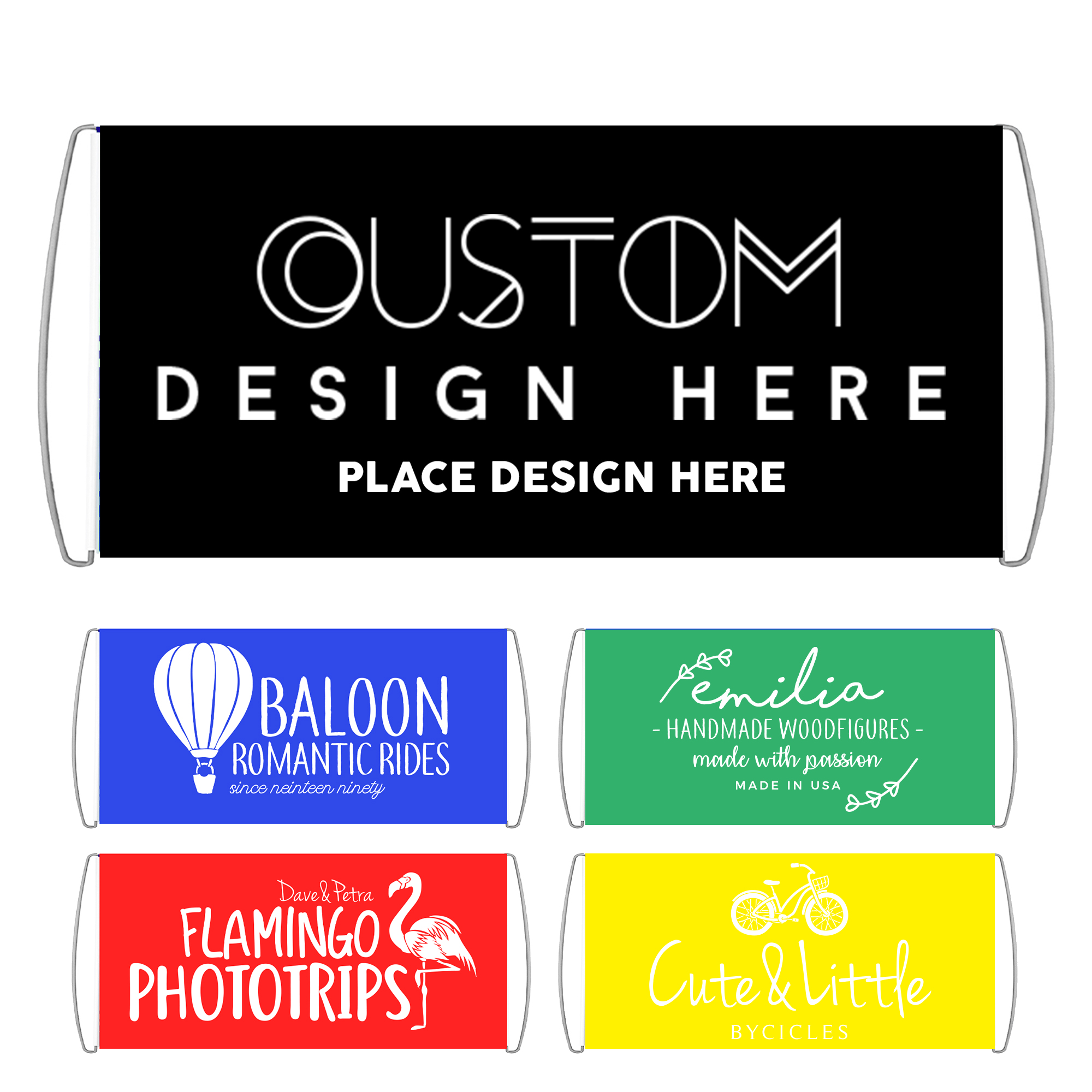 Automatic Pull Out PET Hand Banner 3