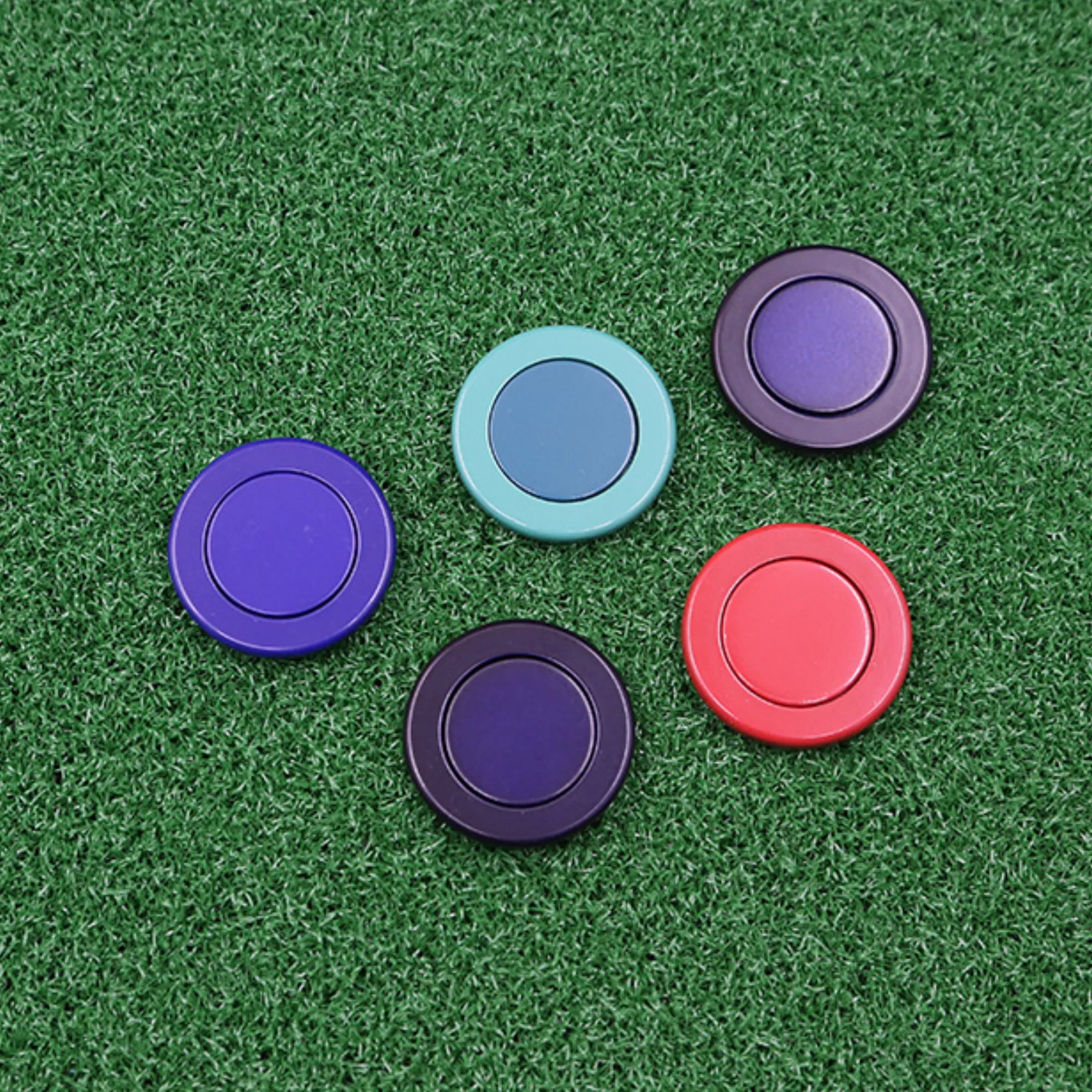 Golf Metal Ball Marker Mark Hat Clip 4