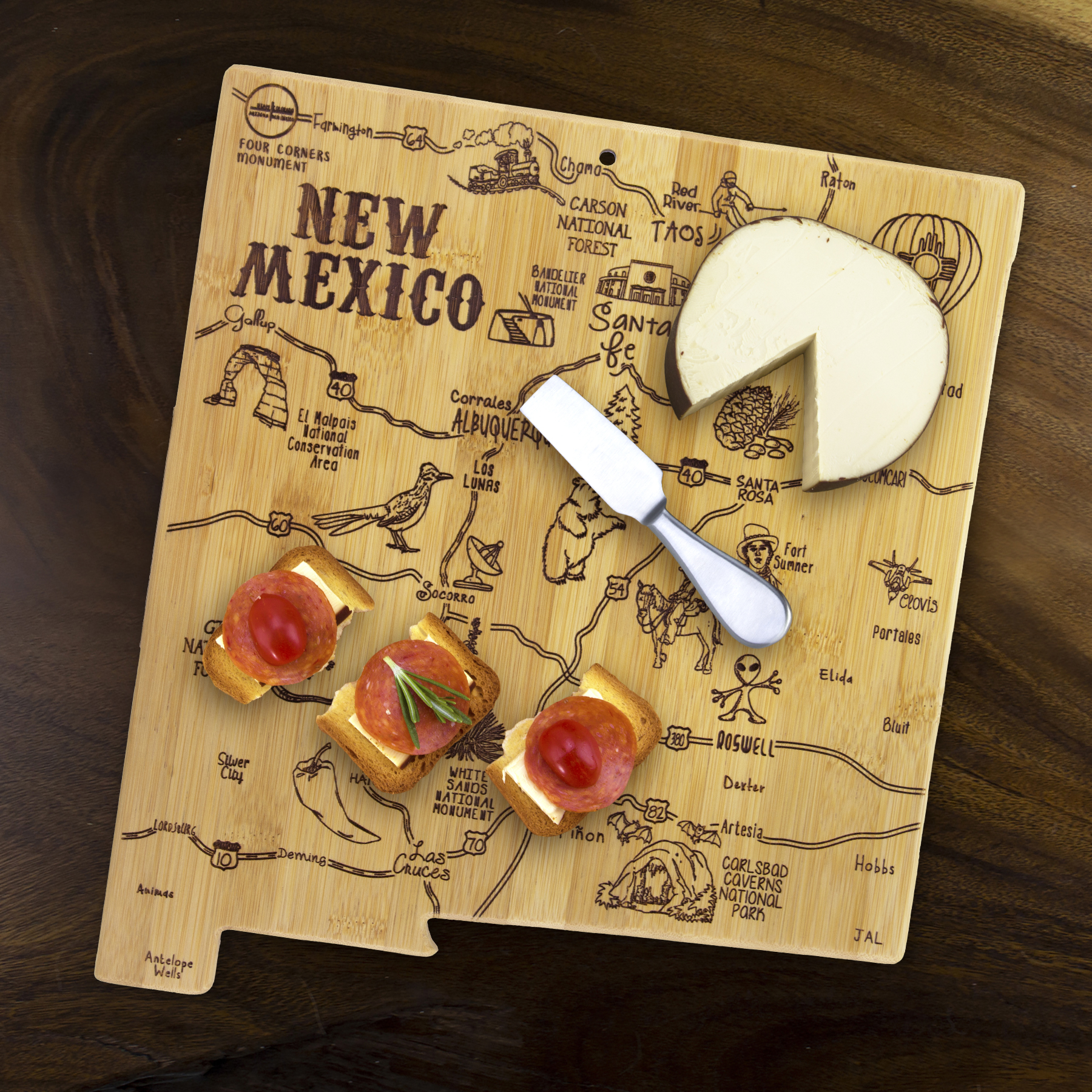 Destination New Mexico Cutting & Serving Board 1