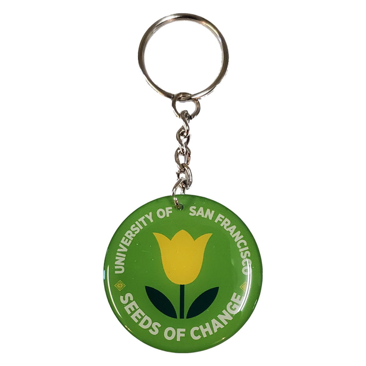 Key Chain / Tag, custom single sided imprint from 2.1 - 3 Sq. In.