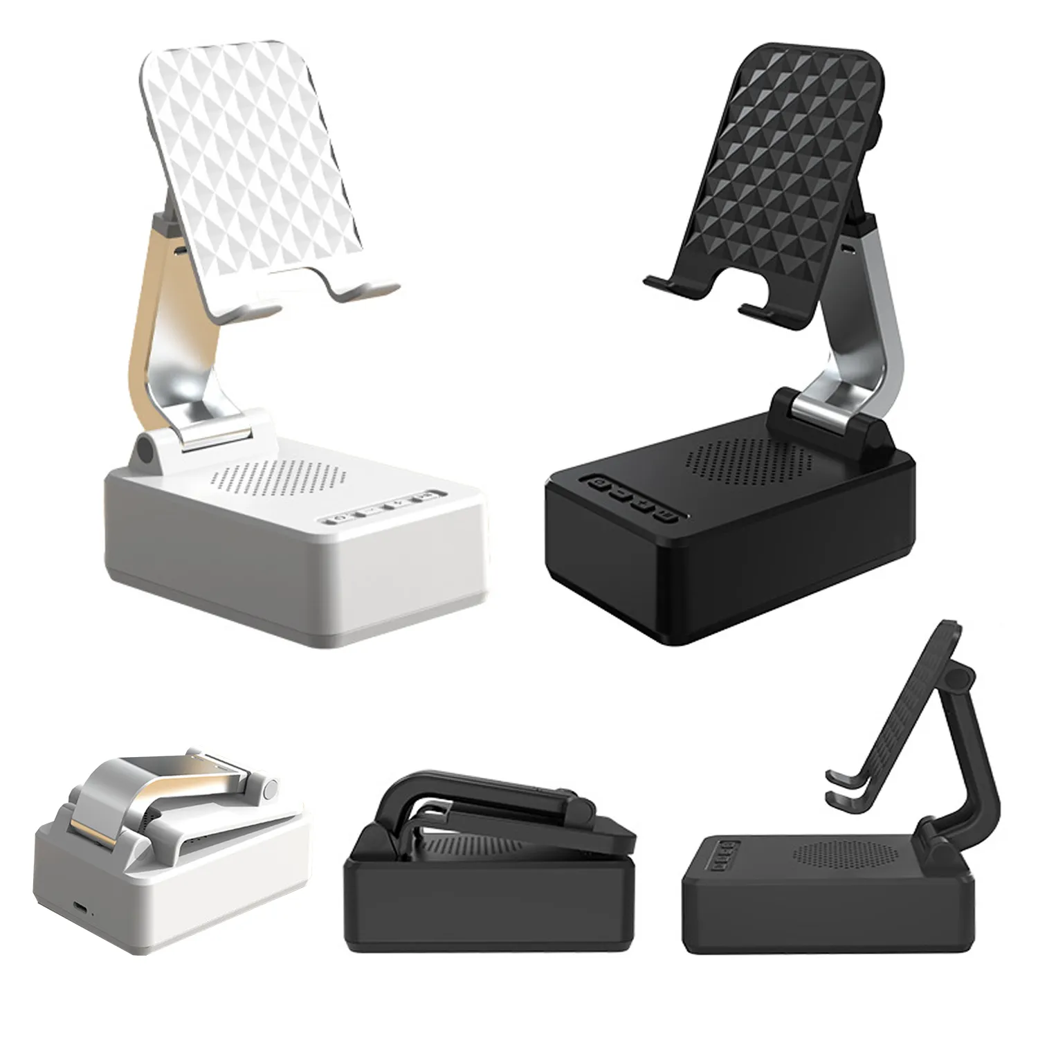 Cell Phone Stand with Wireless Bluetooth Speaker 2