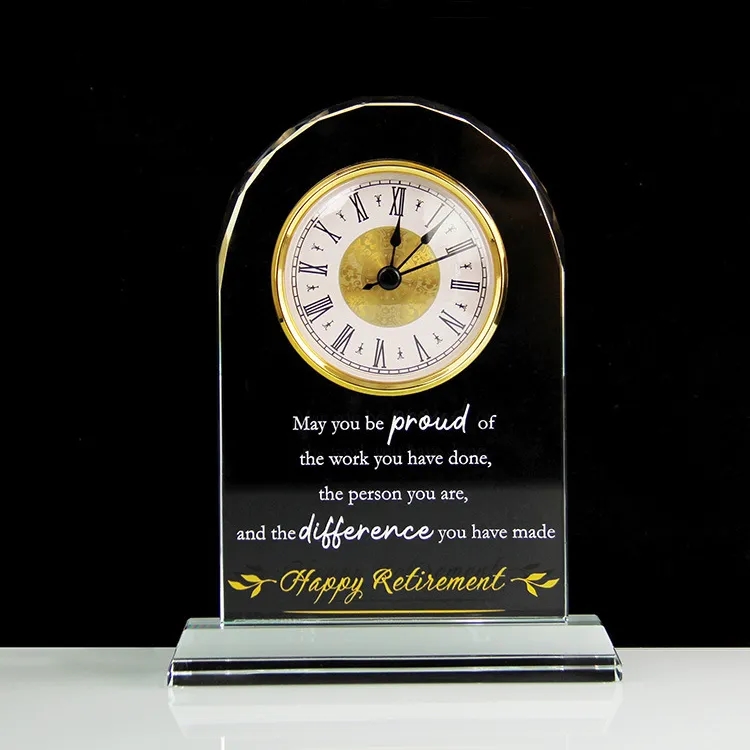 Optic Arch Crystal Clock 7