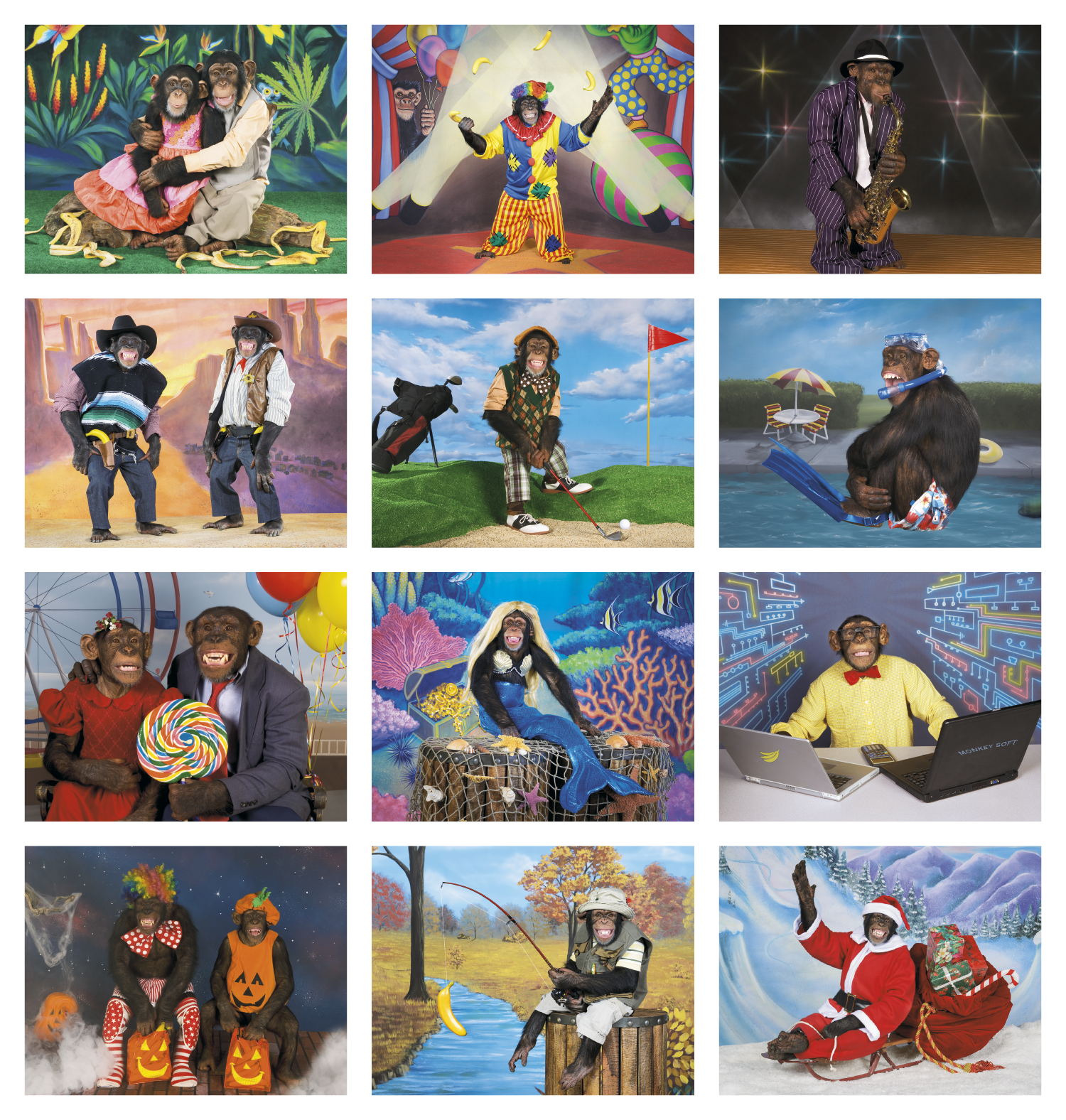 Good Value™ Monkey Mischief - Spiral Calendar 7