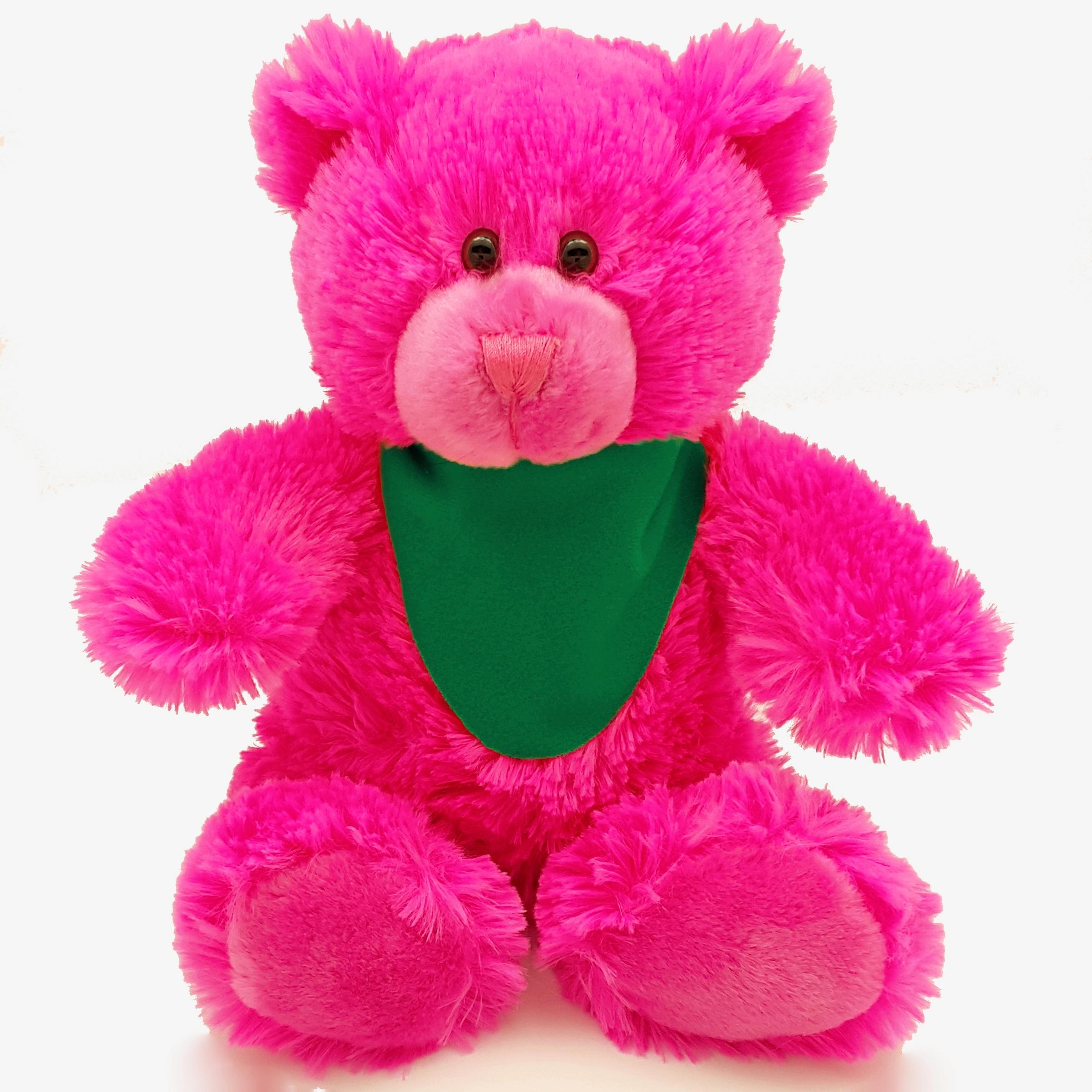 8" Bright Color Hot Pink Bear 5