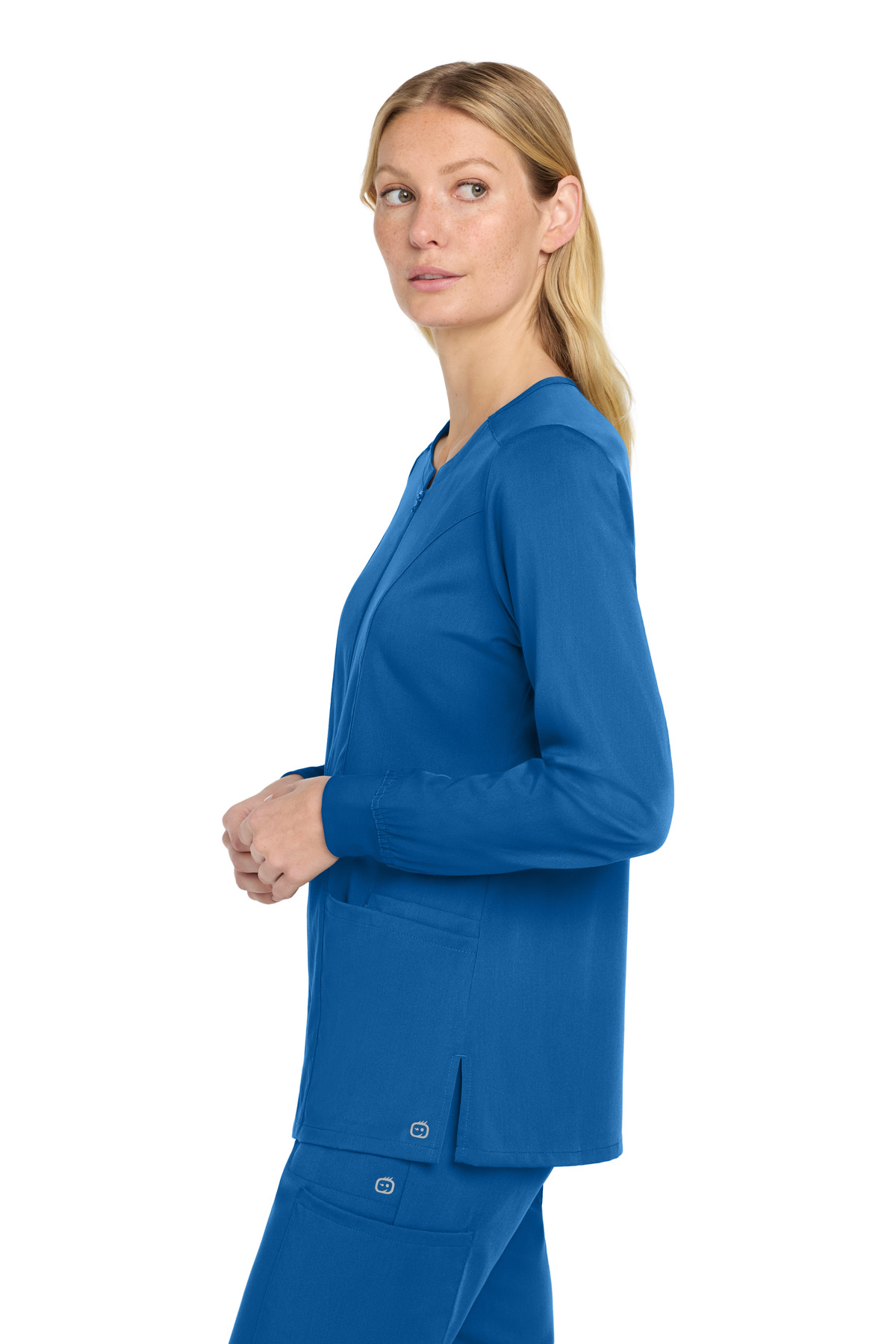 Wink Women's Premiere Flex Full-Zip Scrub Jacket WW4088 19