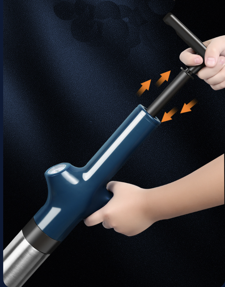 Toilet Plunger High Pressure Electric Air Drain Blaster Gun 5