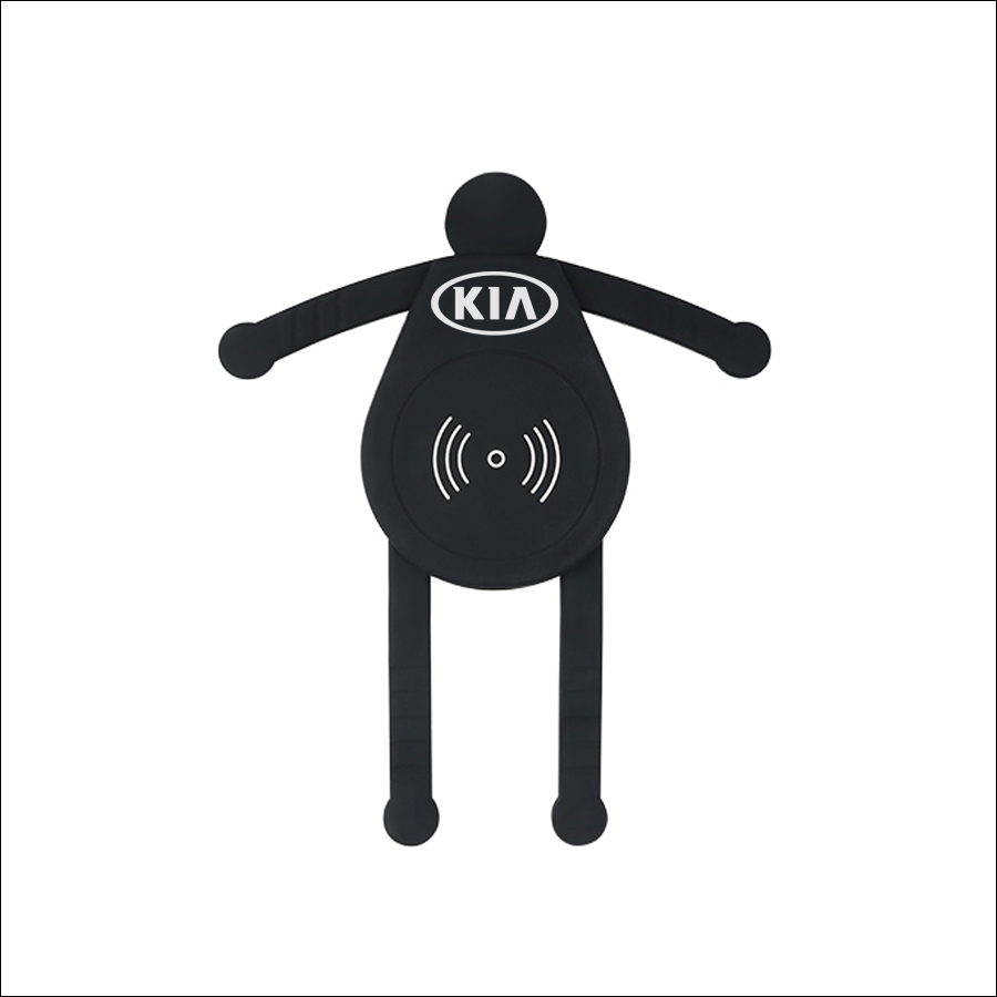 iMan 3 in 1 Wireless Phone Charger, Phone Holder, and Stand - Black 2