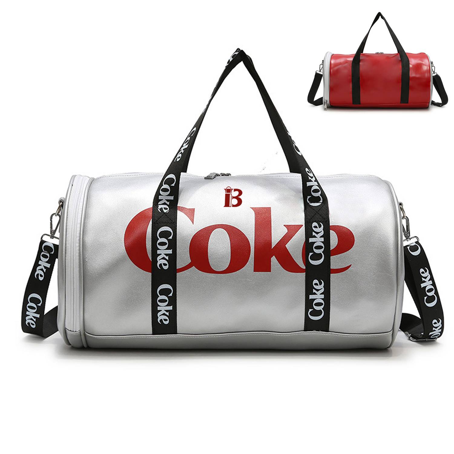 PU Leather Gym Duffel Bag 1