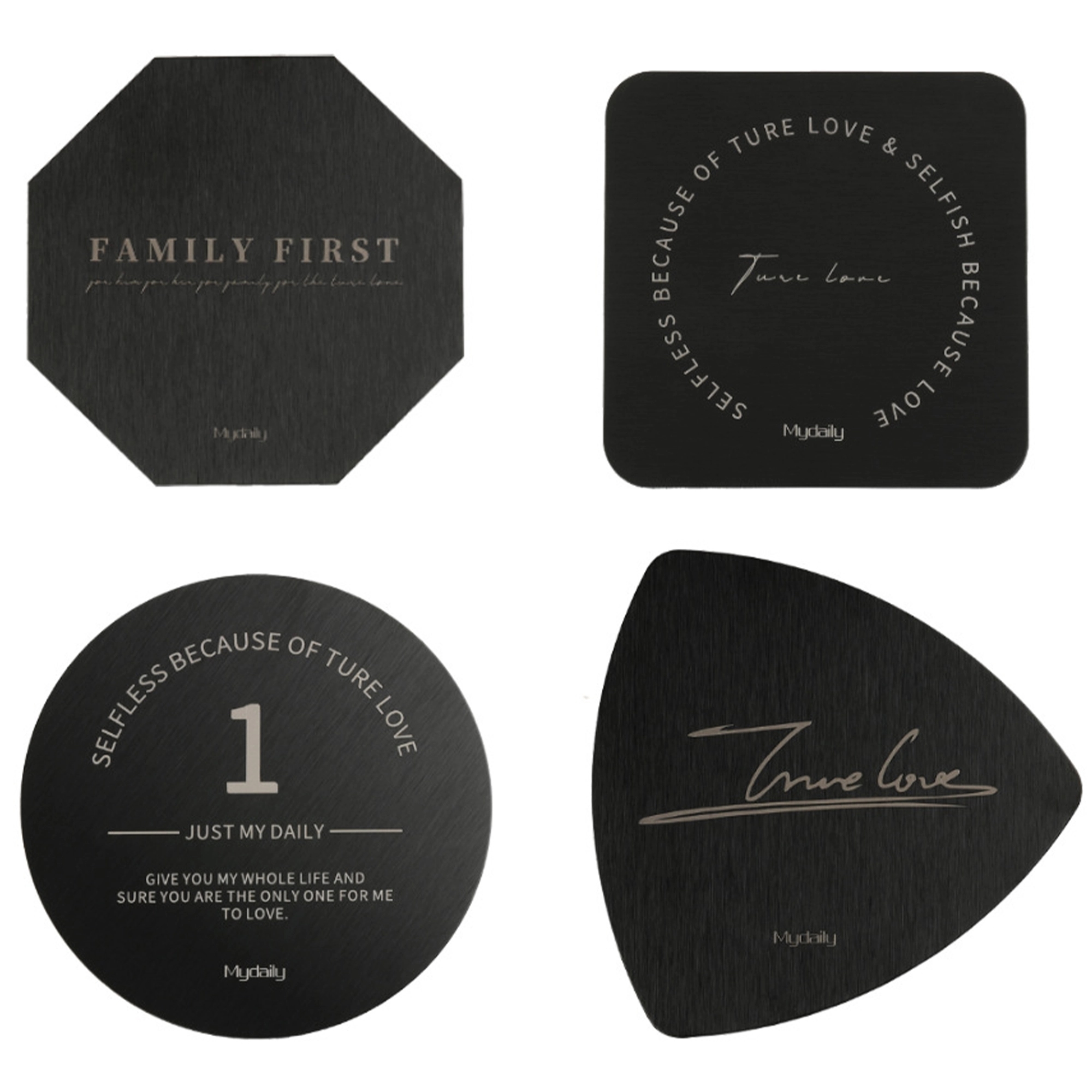 Modern Stainless Steel Coaster 3