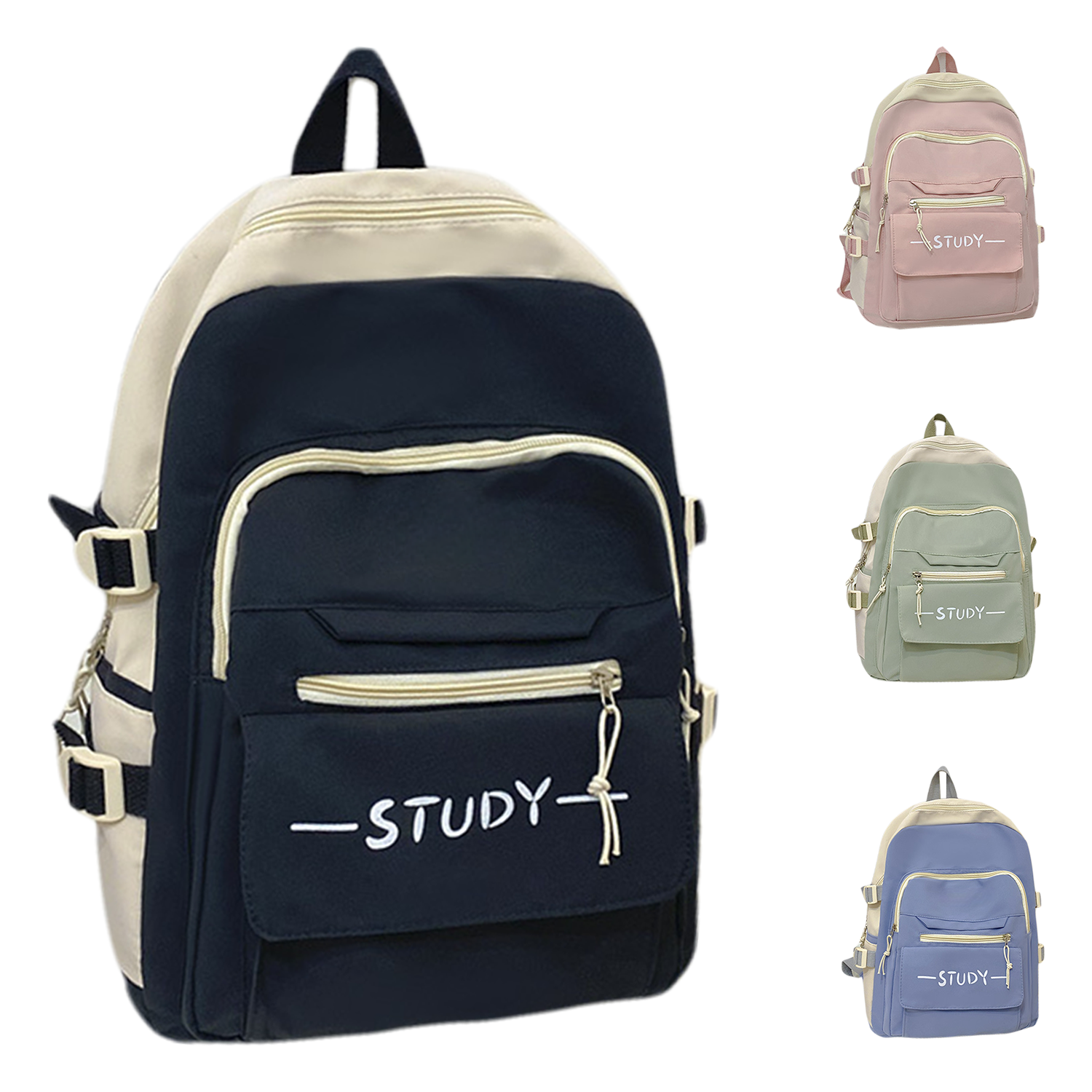 Nylon School Backpack 6