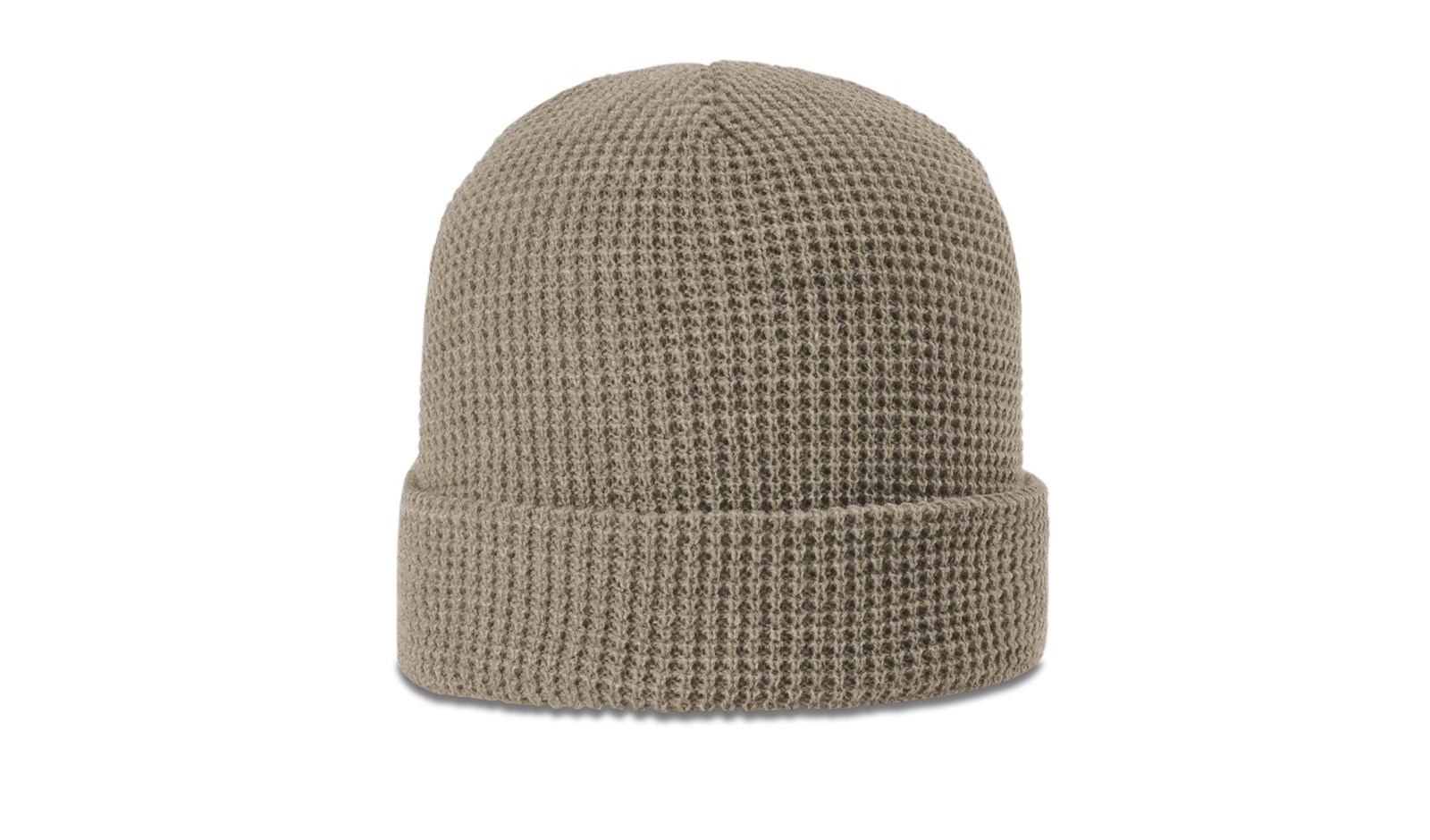 Waffle Knit Beanie with Cuff 8