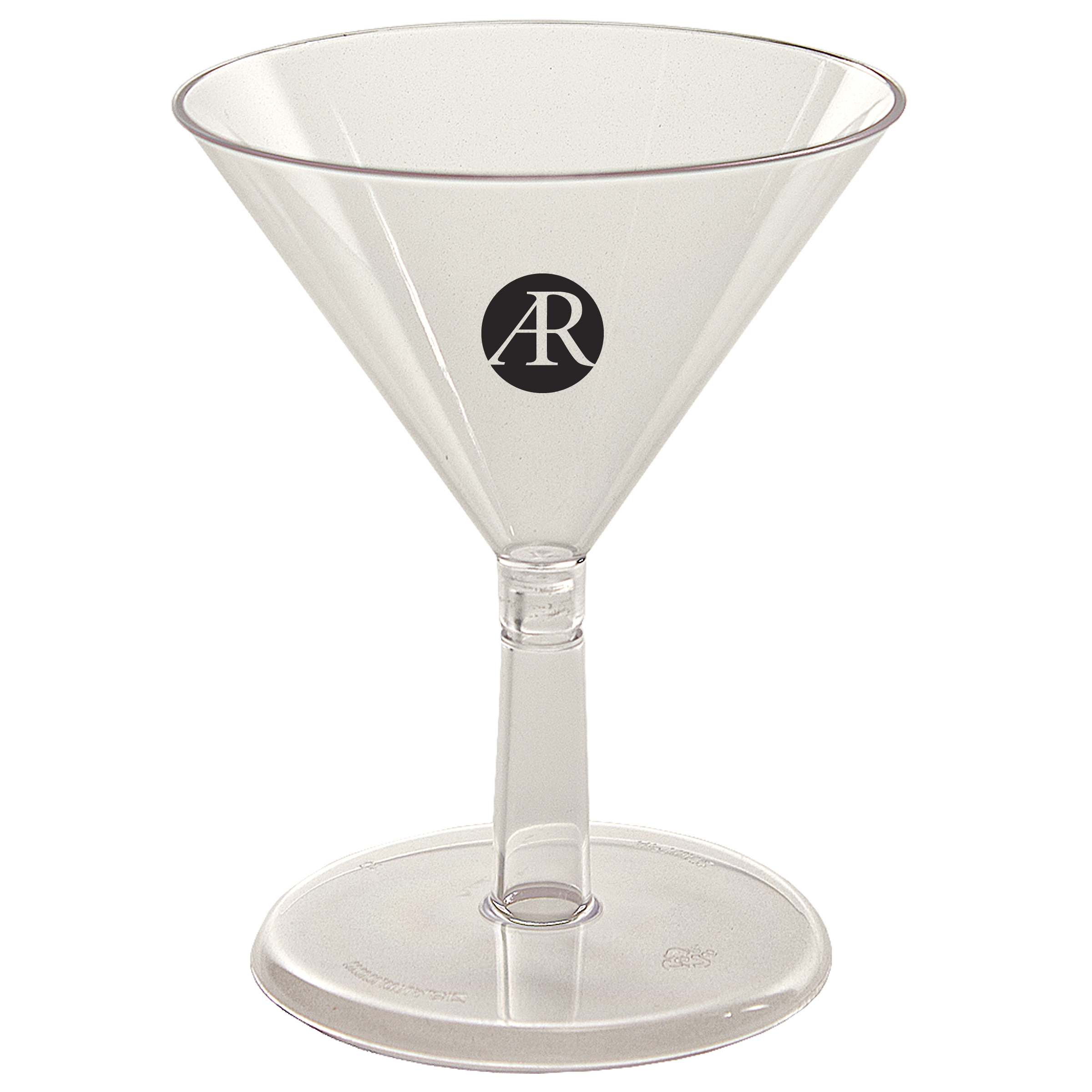 2oz Clear Plastic Mini Martini Sampler-2-Piece