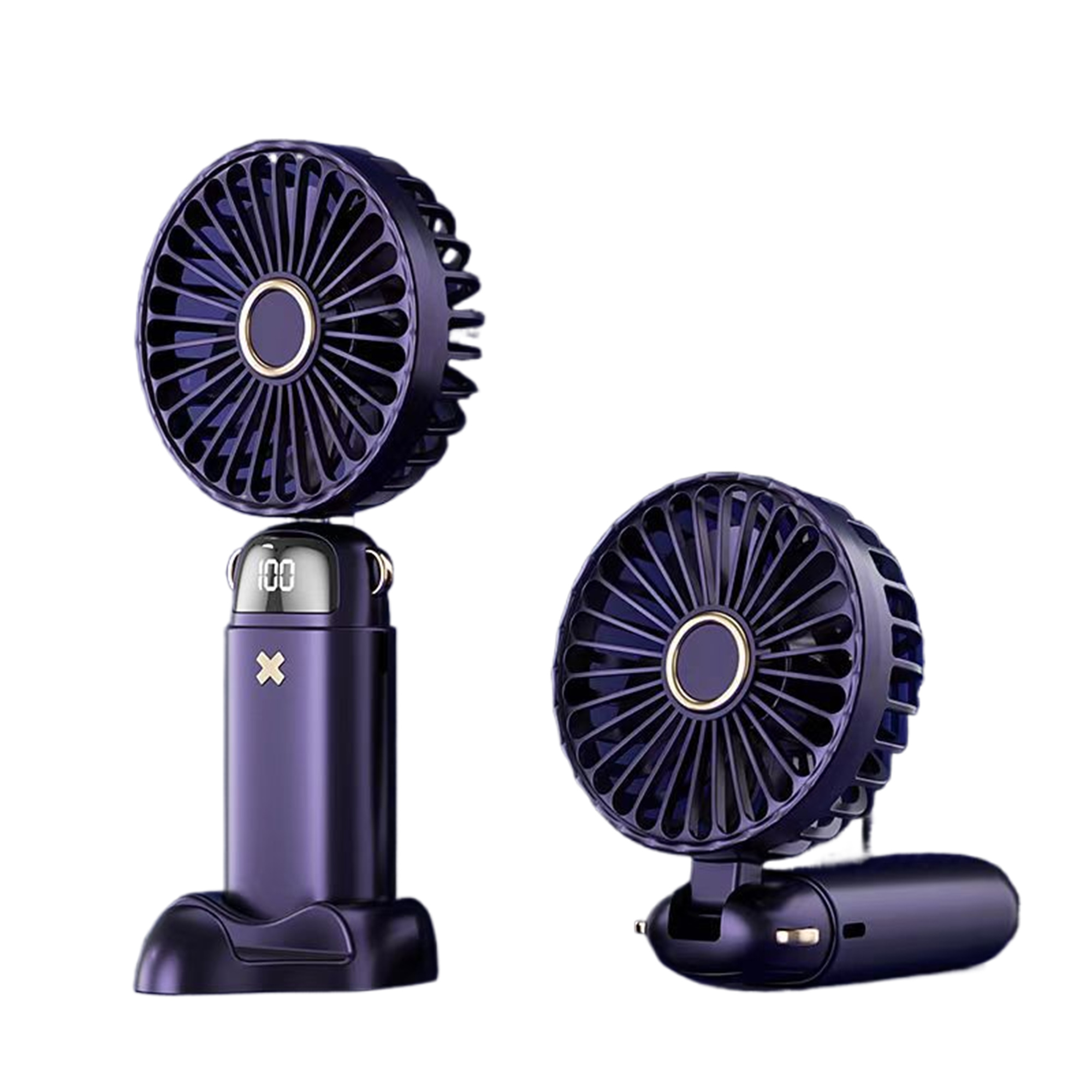 Portable USB Folding Fan With Silent Base 1