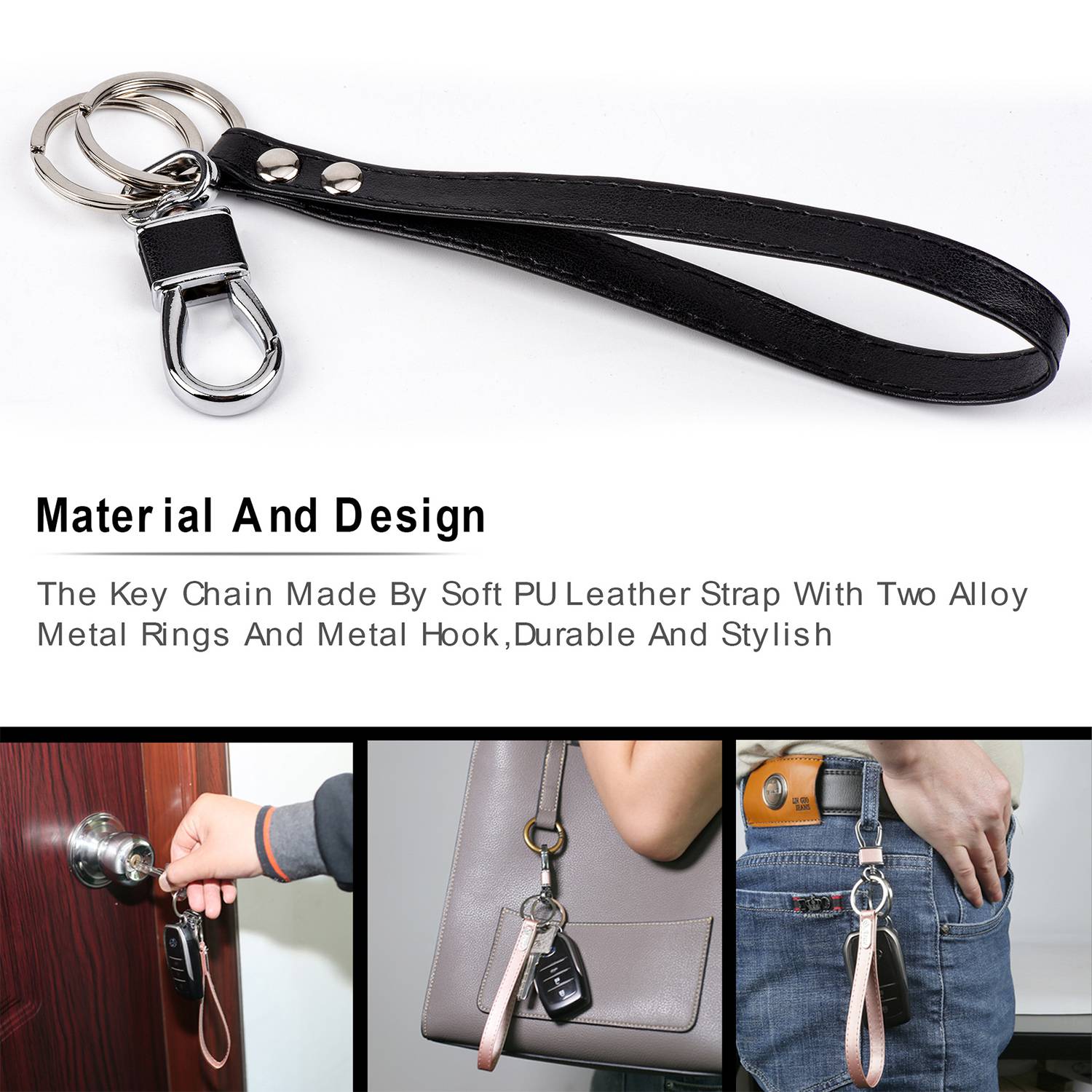 Leather Keychain 5