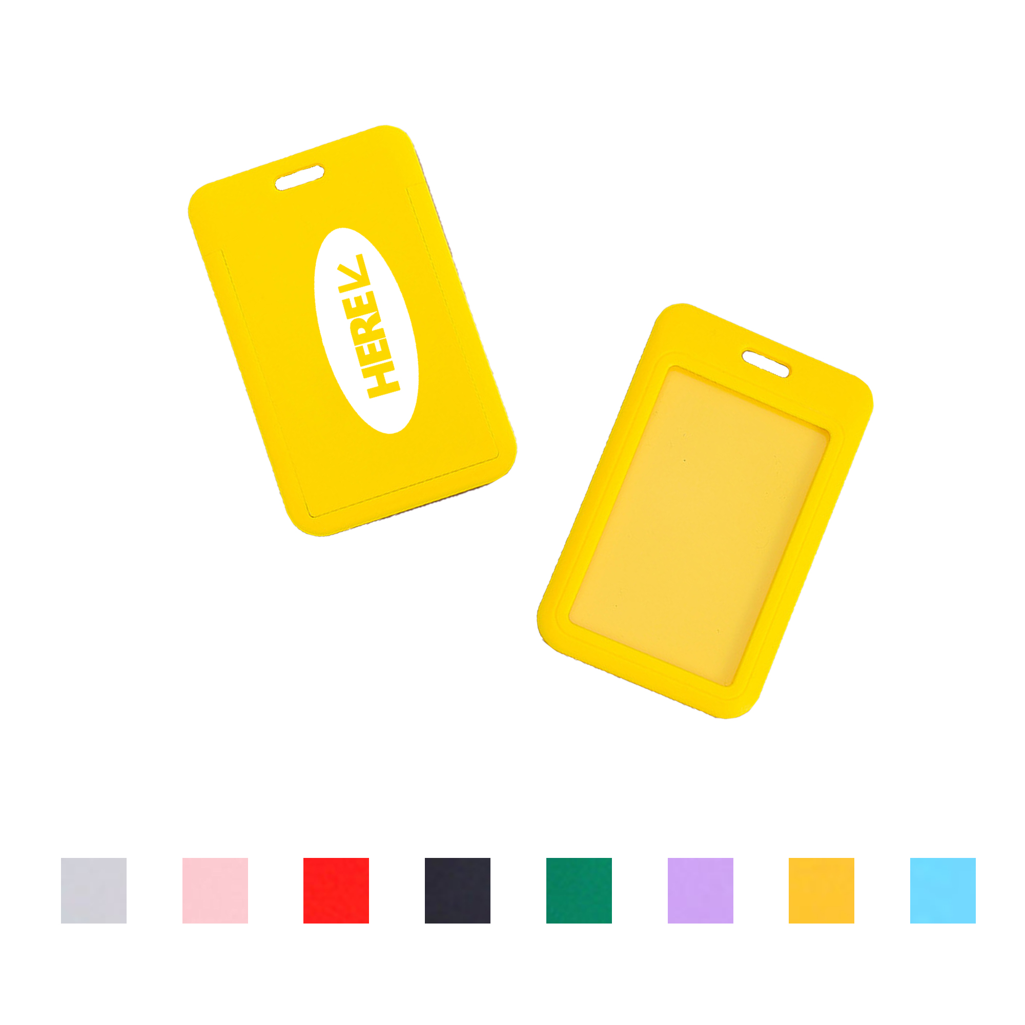 Custom Logo Vertical ID Card Holder 2