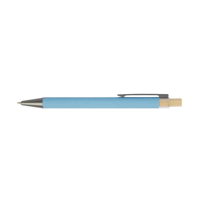 Arundi Recycled Aluminum Pen With Bamboo Plunger 26