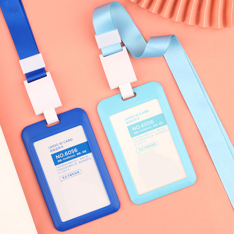 ID Card Badge Holder with Telescopic Lanyard 3