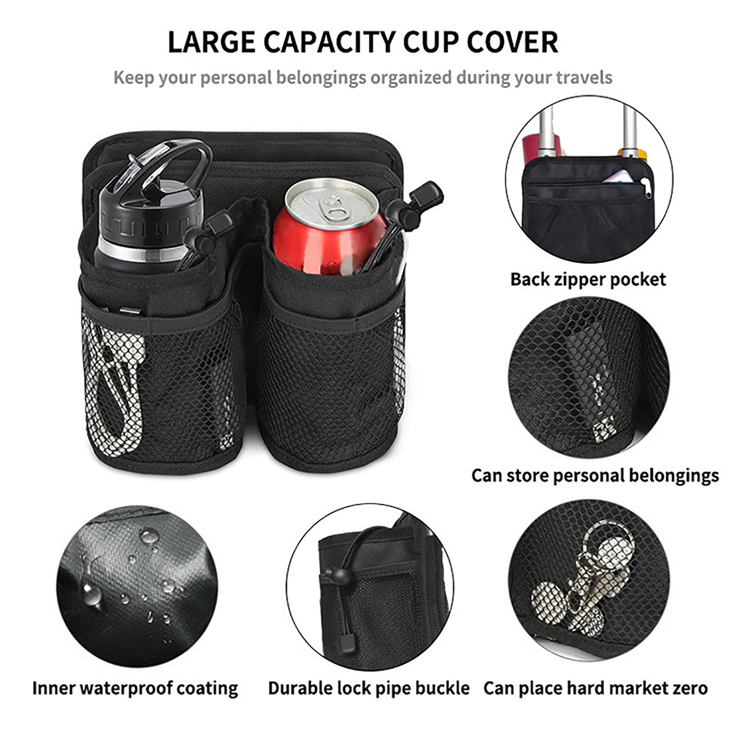 Travel Luggage Cup Holder 3