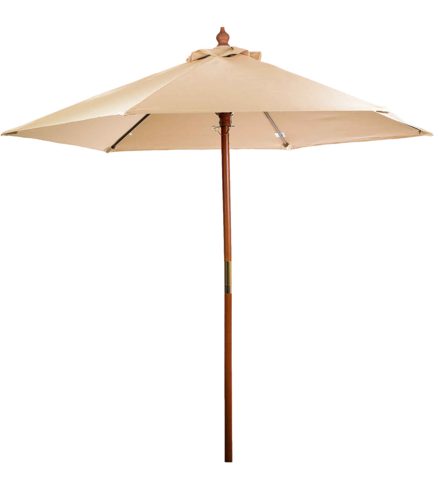 7' Wooden Market Umbrella 12