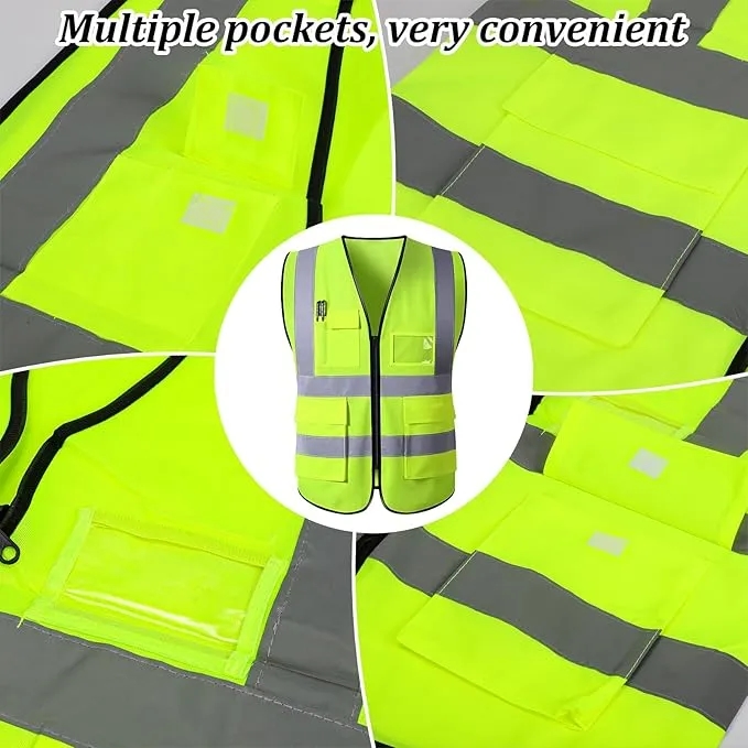 High Visibility Reflective Safety Security Vest 5