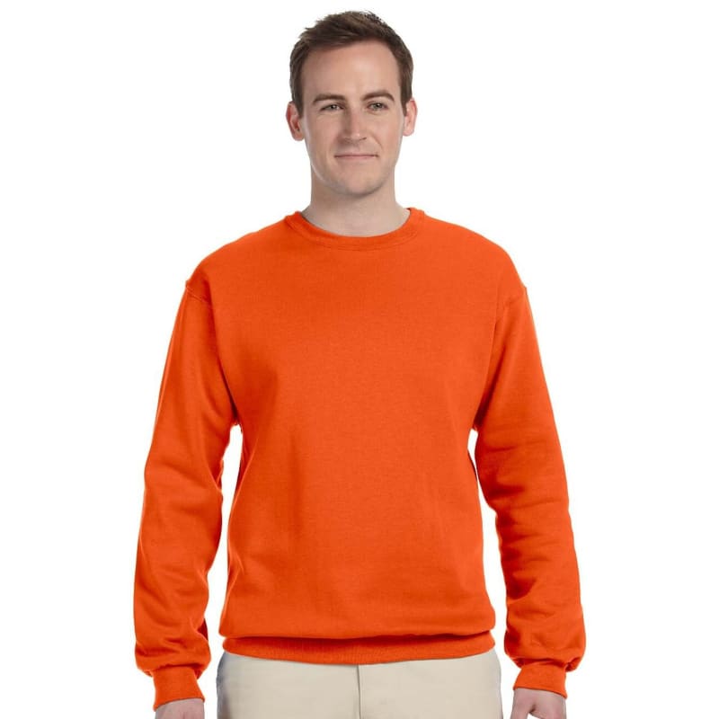 Jerzees 8 Oz., 50/50 NuBlend® Fleece Crew, custom hoodie or sweatshirt with logo imprint 8