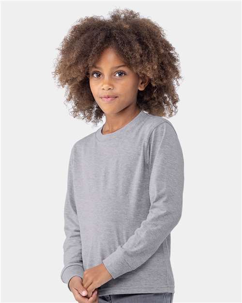 Youth Cotton Long Sleeve Tee - 3311 33