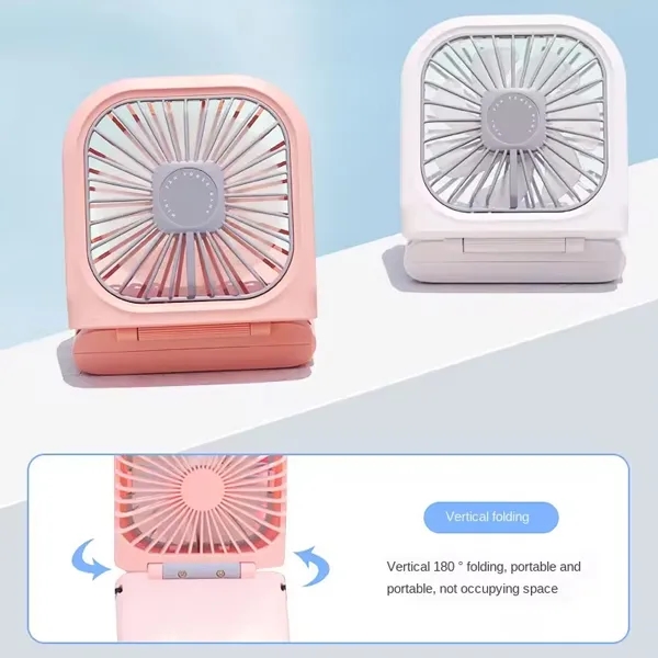 USB Rechargeable Handheld Portable Neck Fan 4